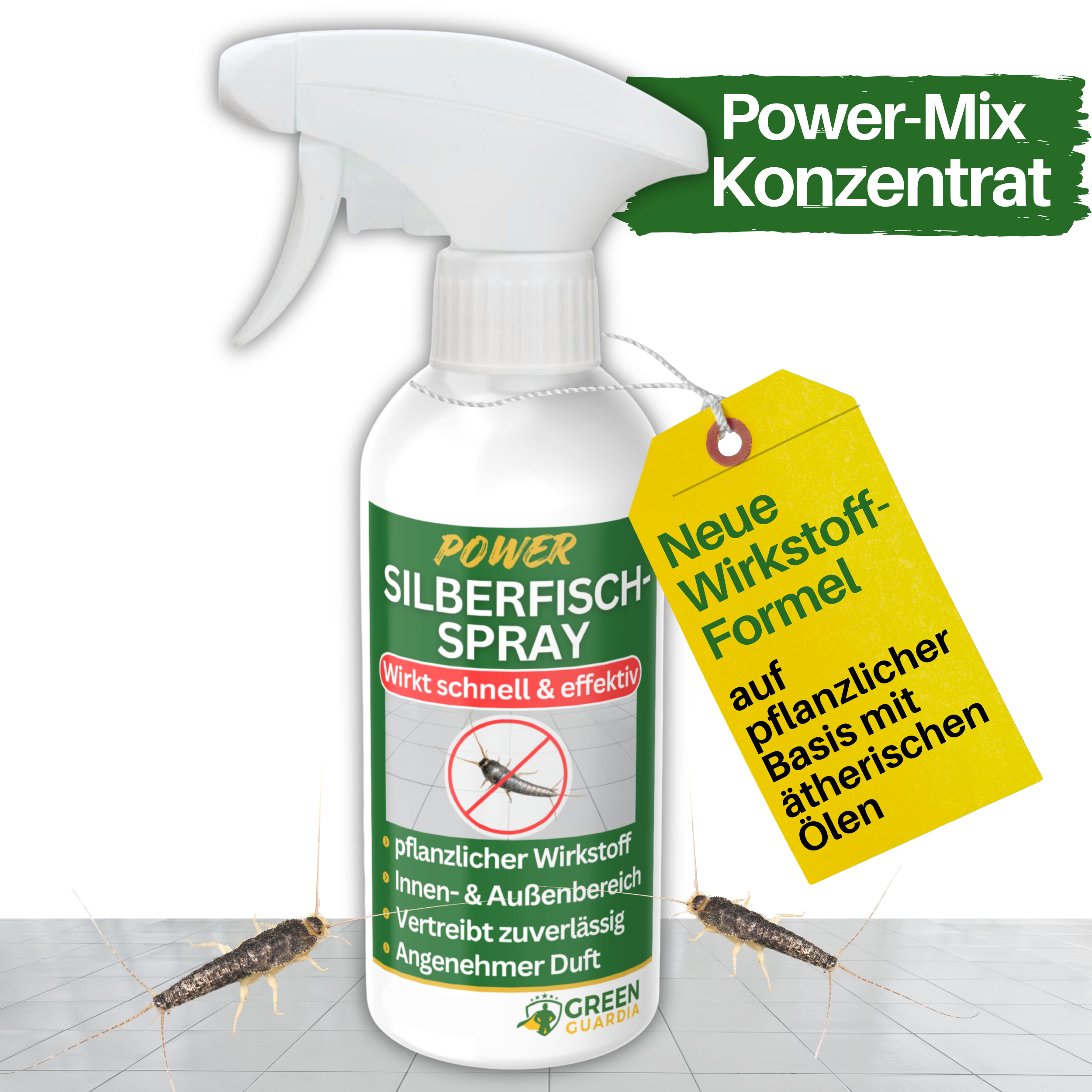 Silverfish repellent spray power concentrate