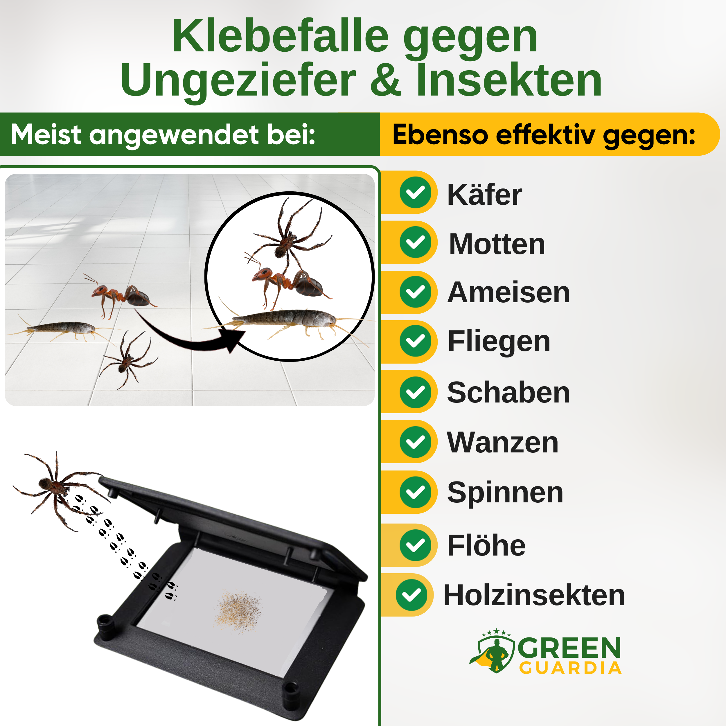 Ungeziefer / Insekten Falle mit Pheromon-Lockstoff