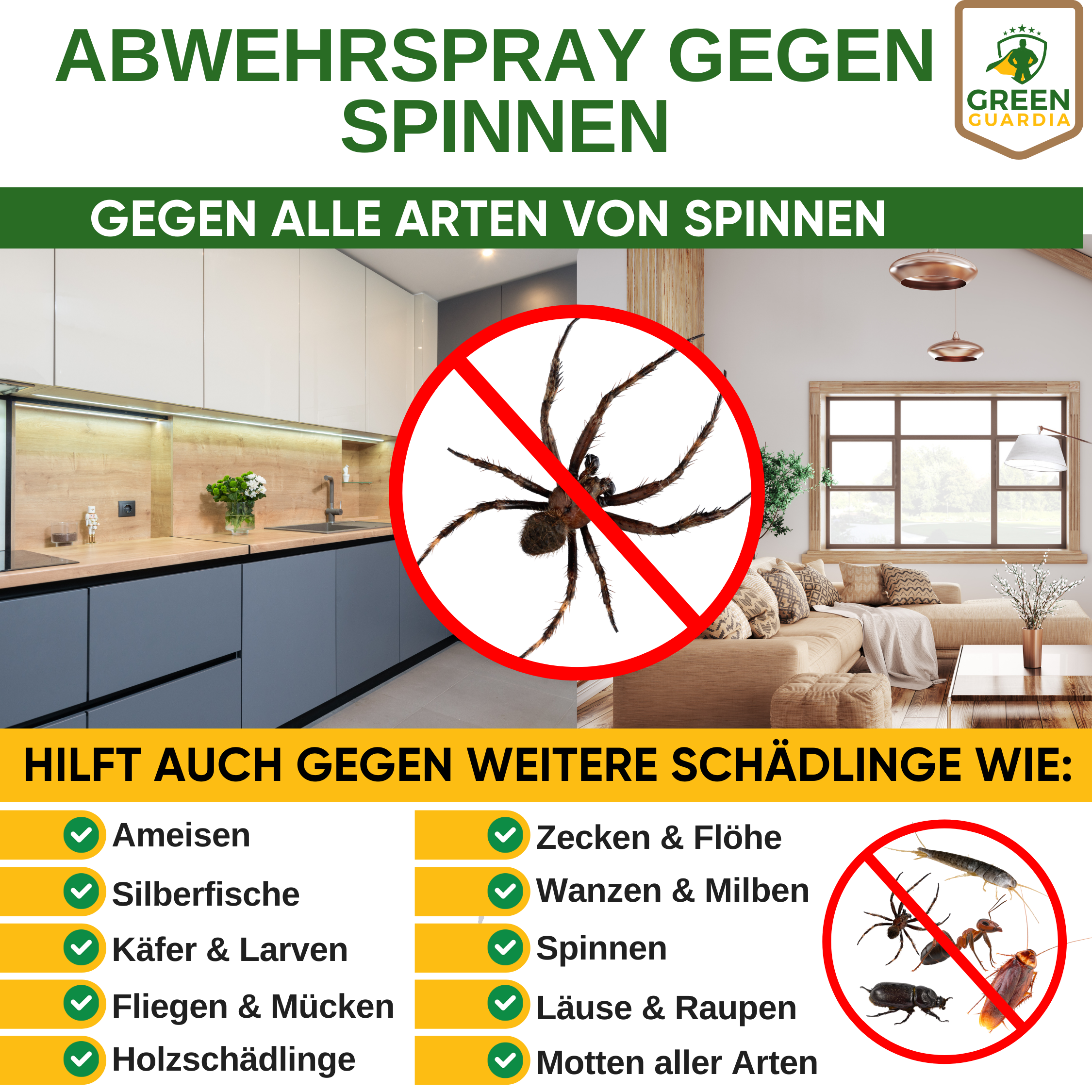 Spinnen Abwehrspray Power-Konzentrat