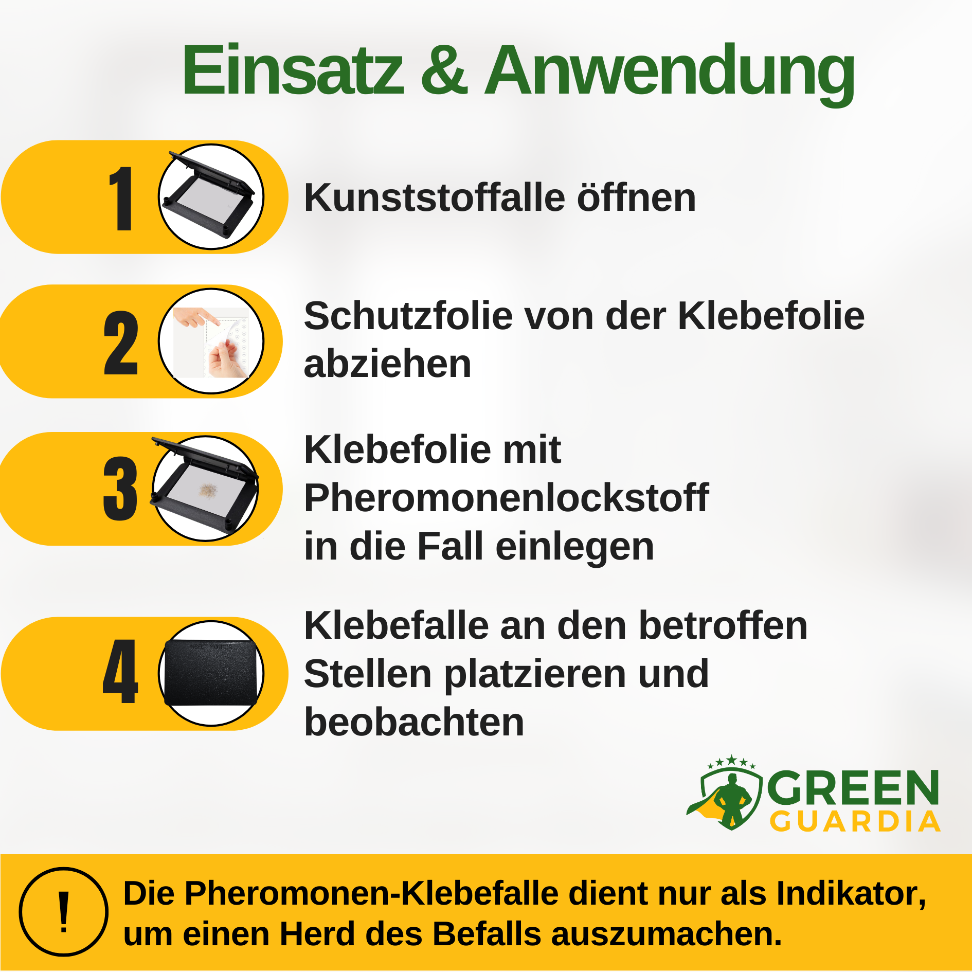 Kornkäfer Falle mit Pheromon-Lockstoff