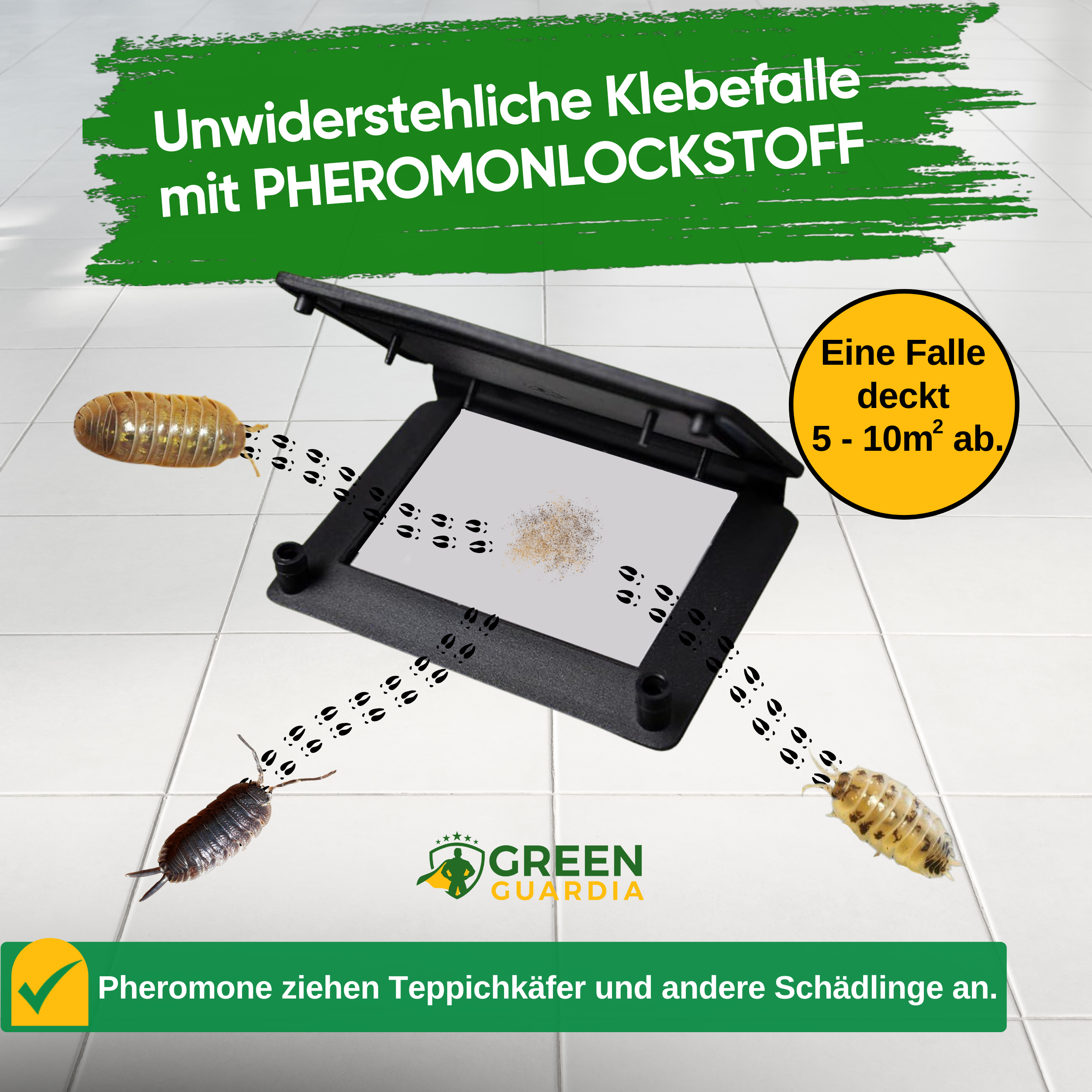 Kellerasseln Falle mit Pheromon-Lockstoff