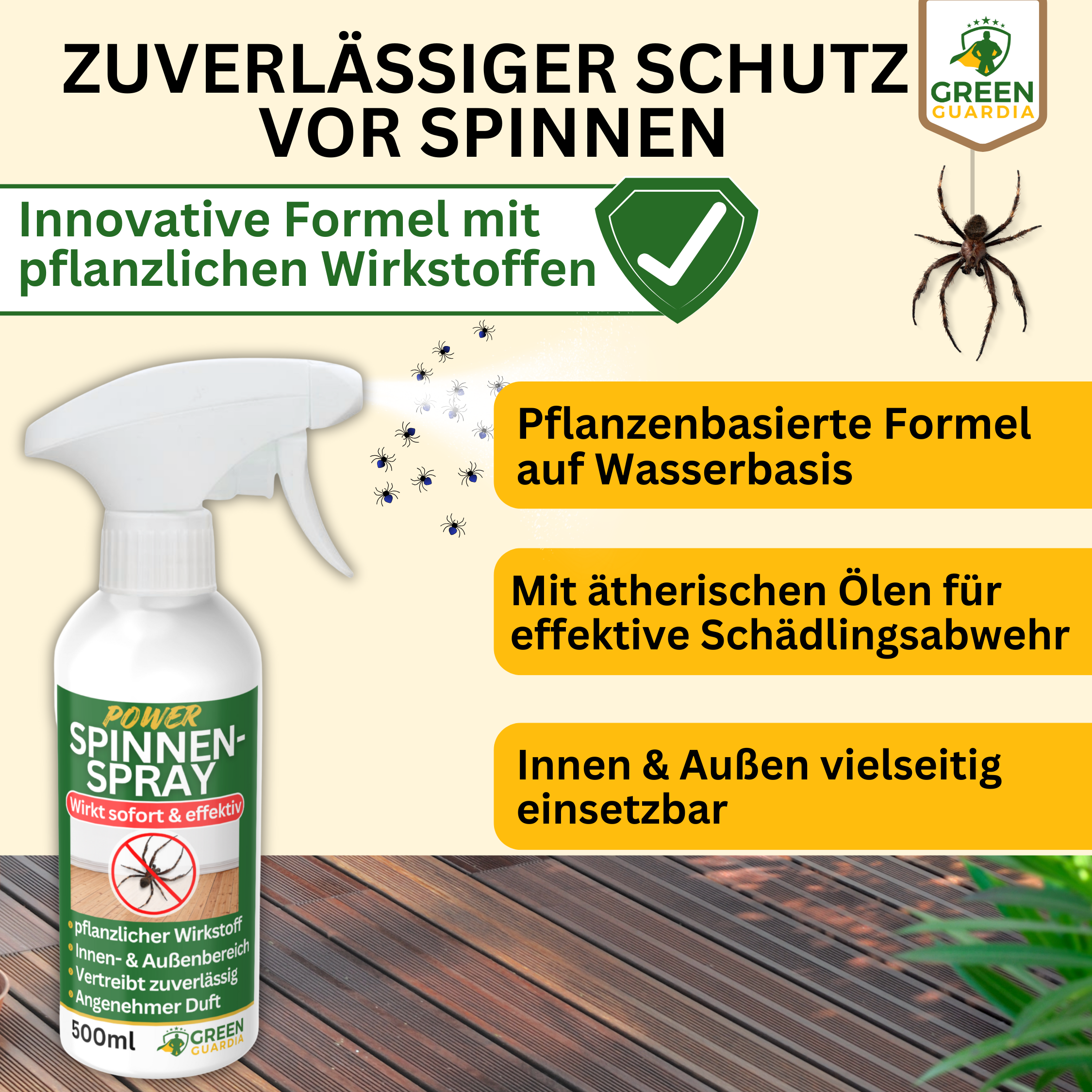 Spinnen Abwehrspray Power-Konzentrat