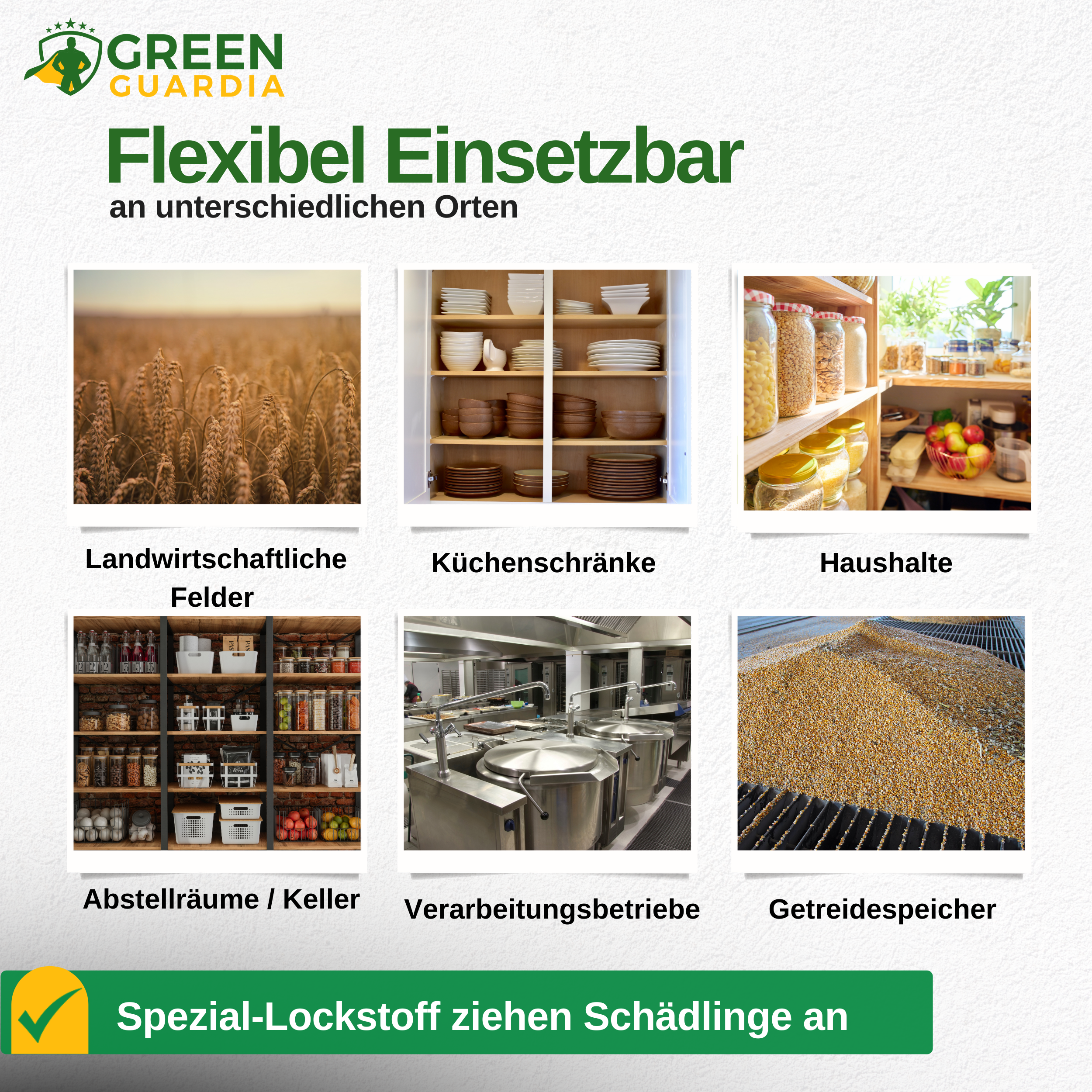 Ungeziefer / Insekten Falle mit Spezial-Lockstoff