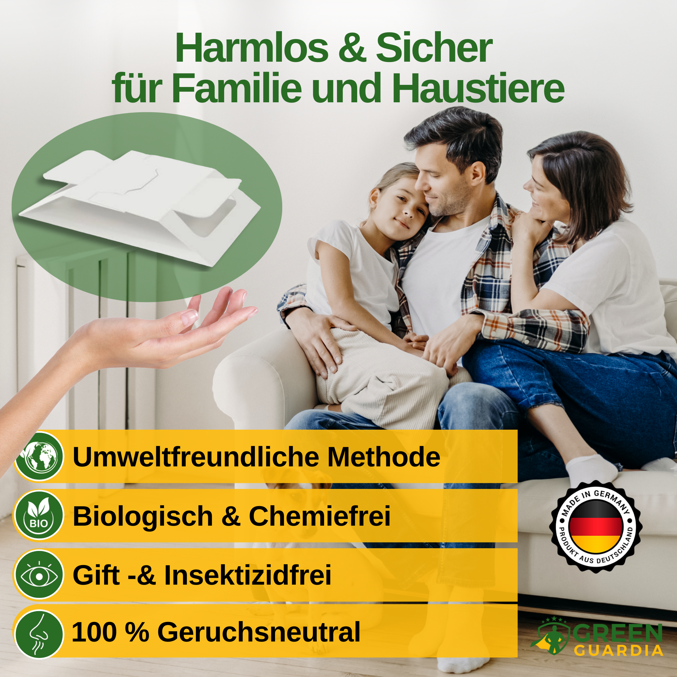 Ungeziefer / Insekten Falle mit Spezial-Lockstoff