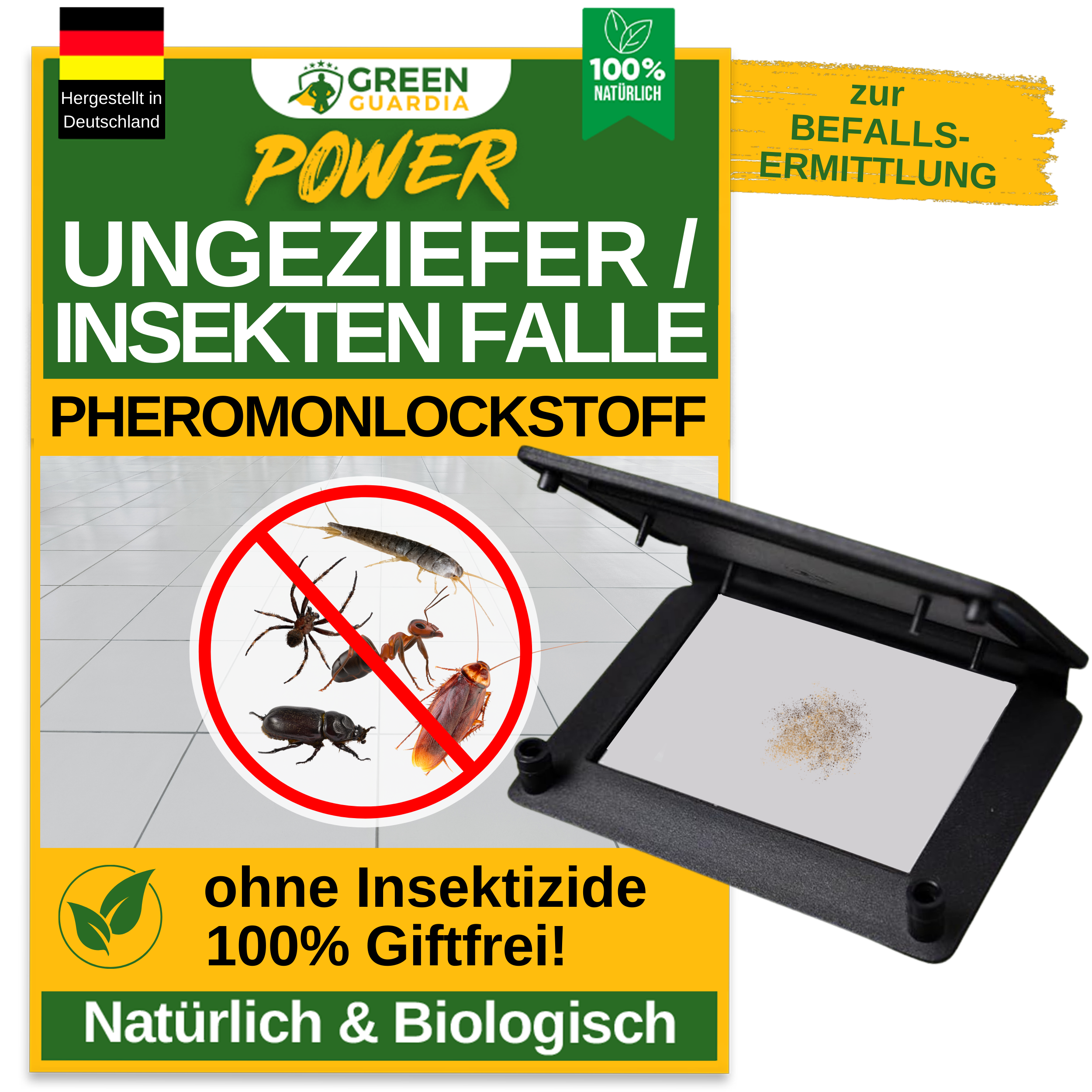 Ungeziefer / Insekten Falle mit Pheromon-Lockstoff