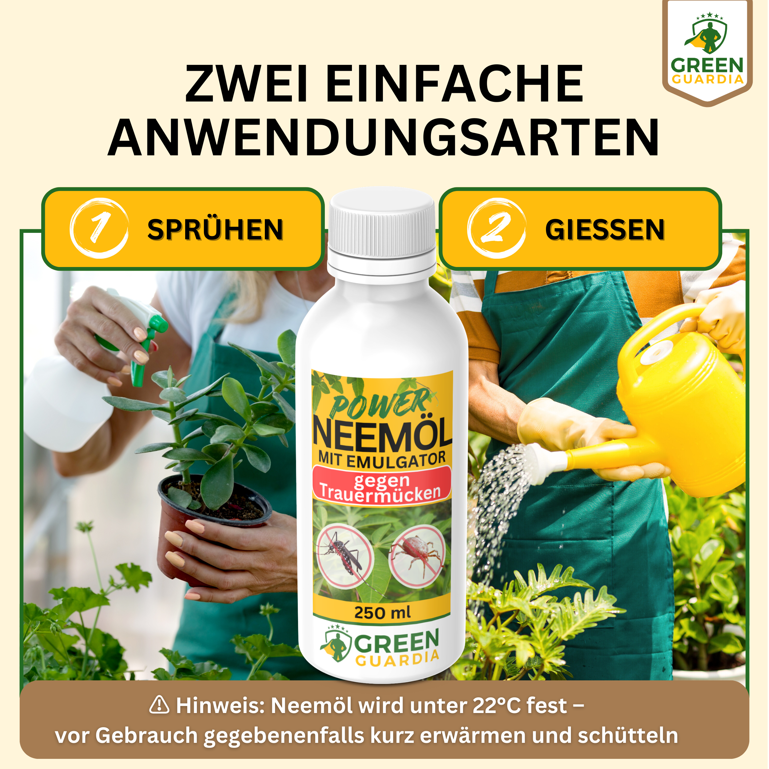 Power Neem oil against fungus gnats