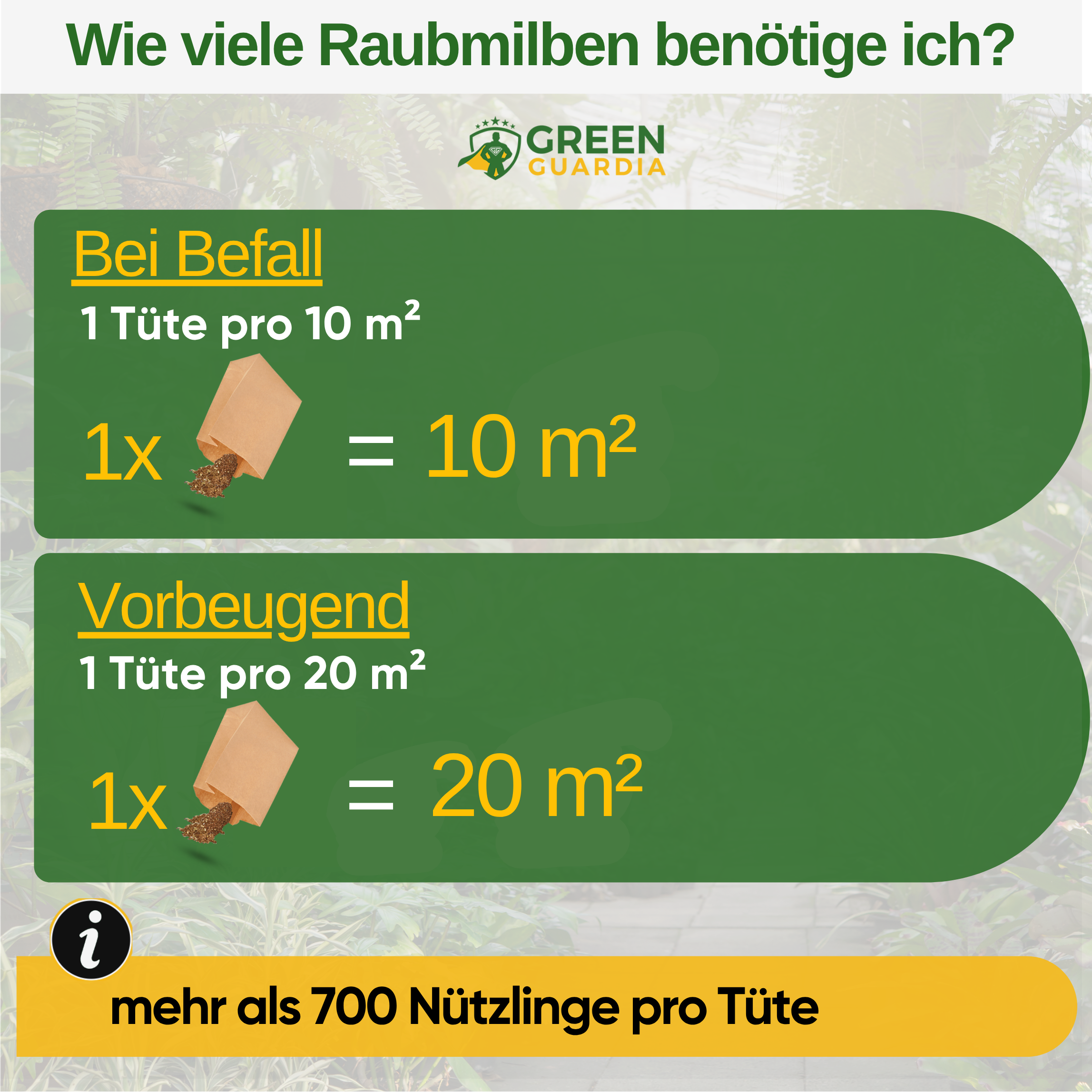 Raubmilben gegen Thripse – Streuware