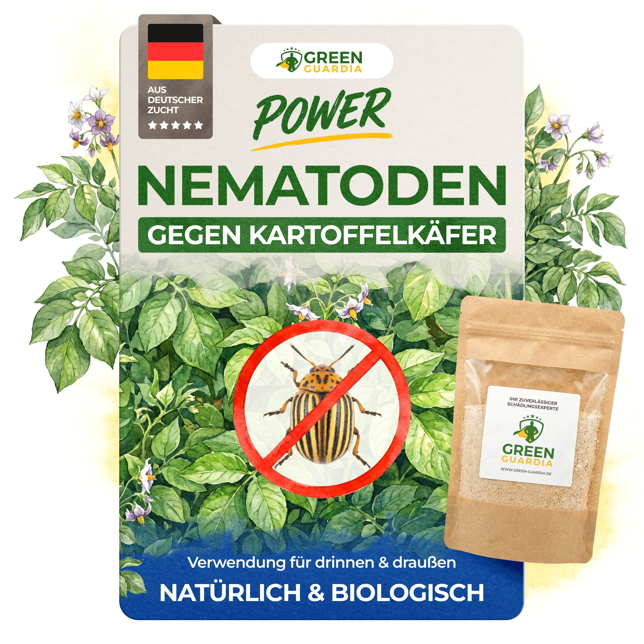 Nematoden gegen Kartoffelkäfer - Green Guardia - Ihr Experte für Schädlinge und Pflanzen