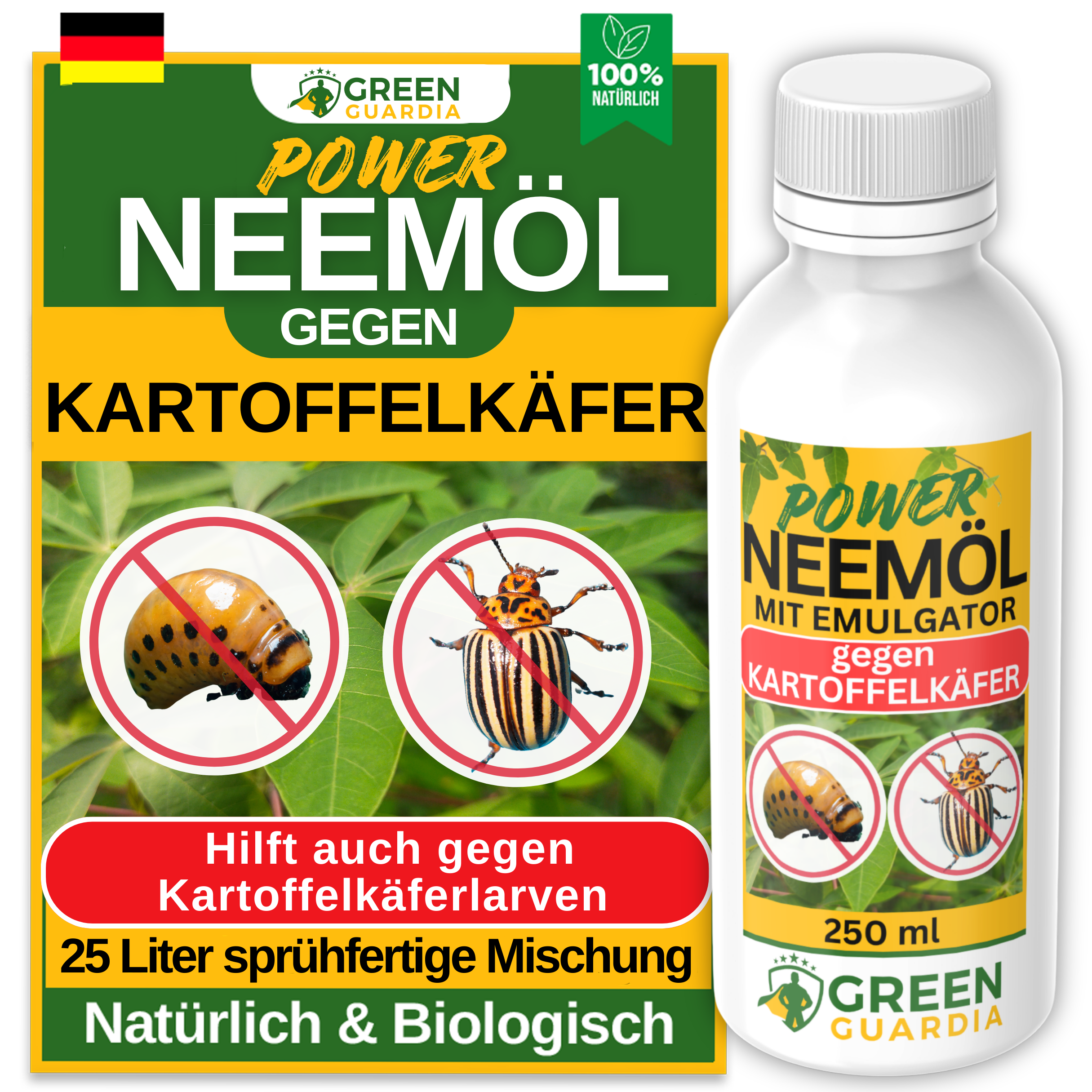 Power Neemöl gegen Kartoffelkäfer