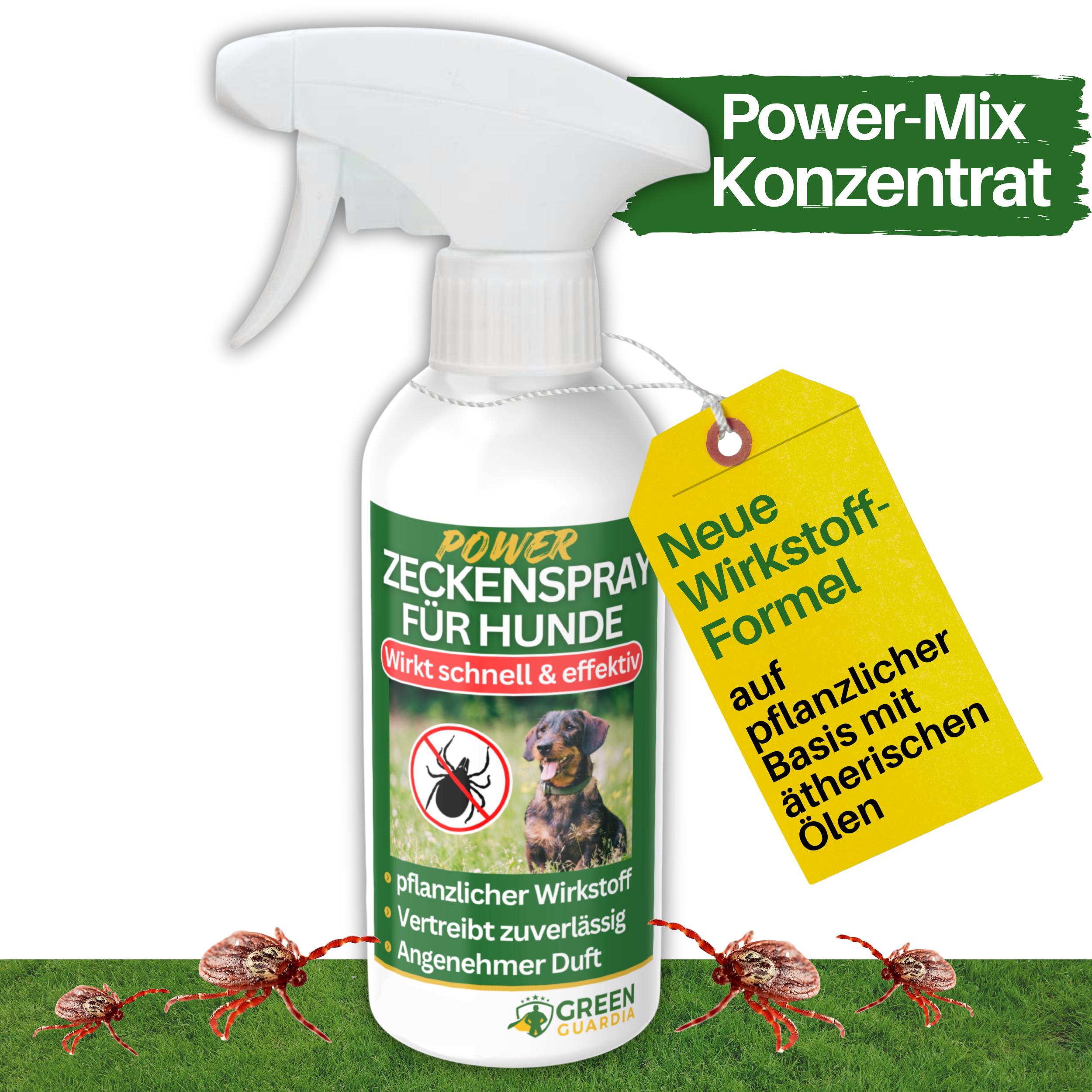 Zecken Abwehrspray Power-Konzentrat für Hunde