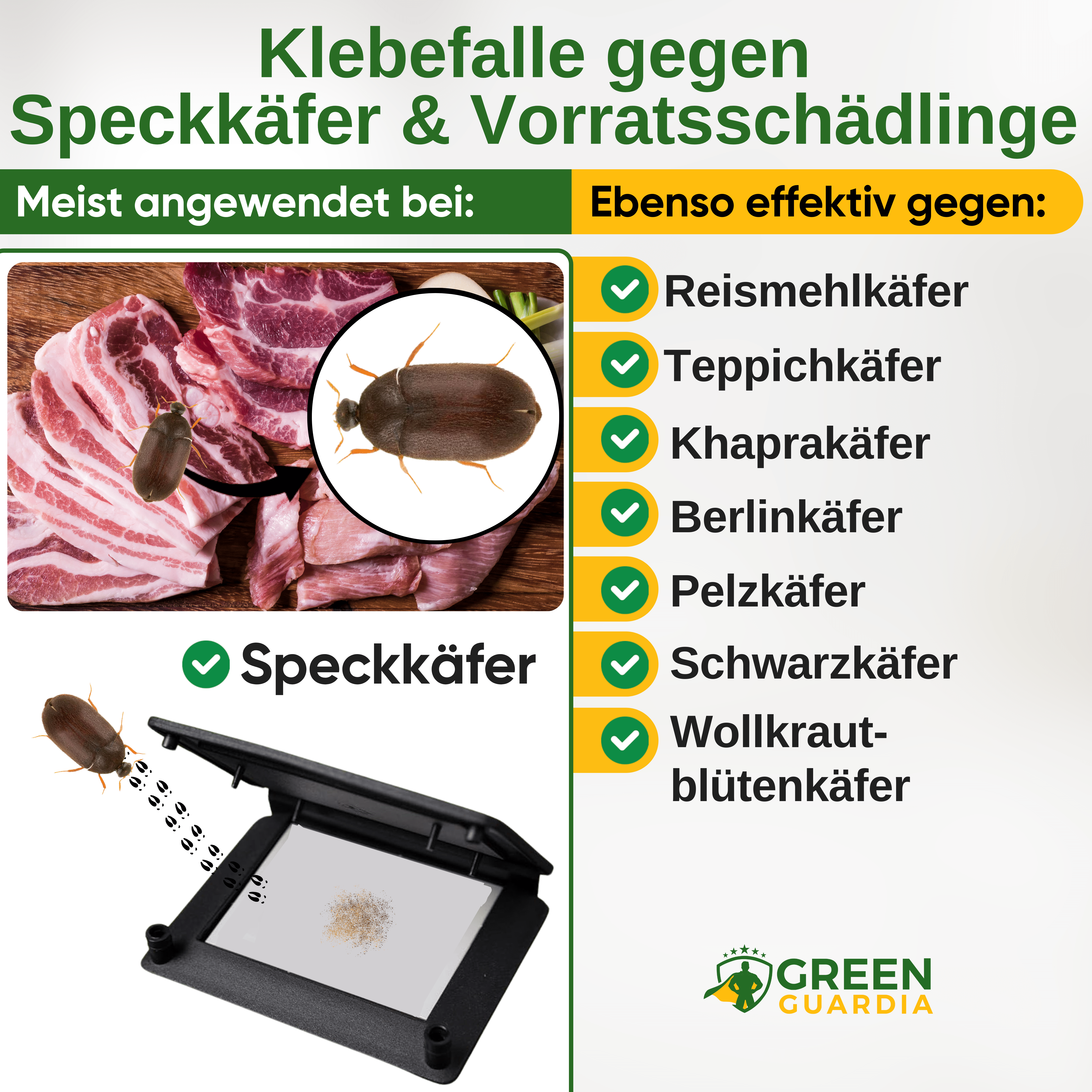 Speckkäfer Falle mit Pheromon-Lockstoff