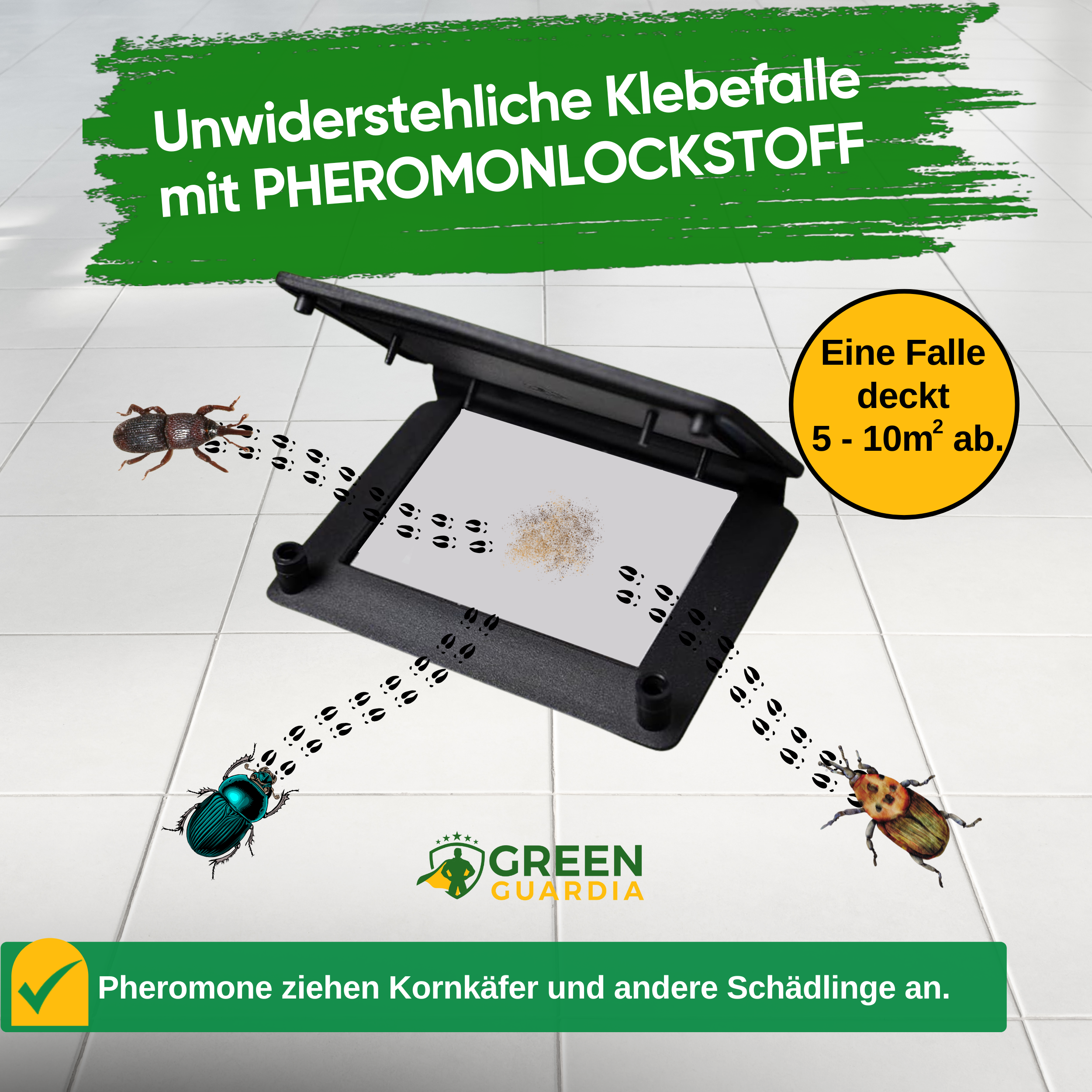 Pheromone attractant replacement foils for sticky traps (3 pieces) 