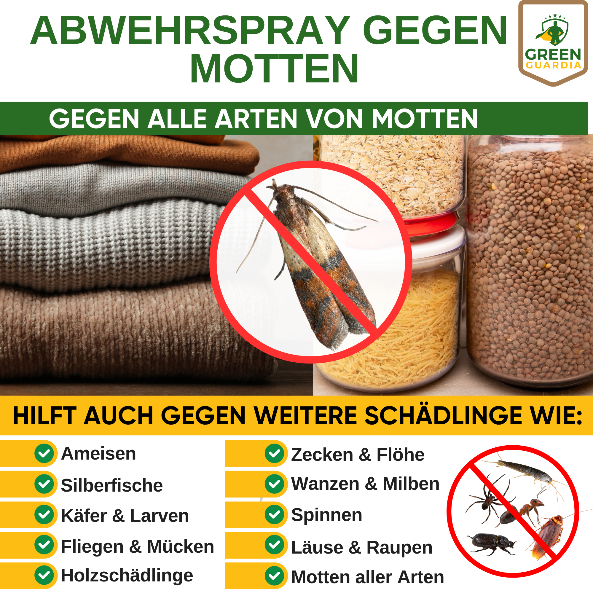 Moth Repellent Spray Power Concentrate 