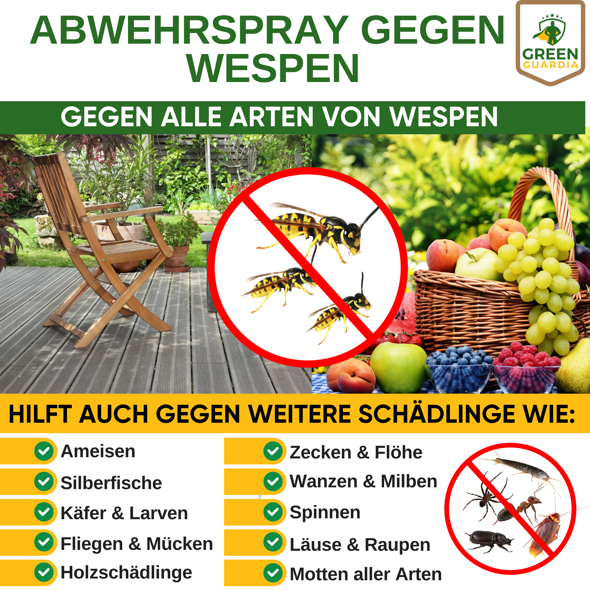Wasp repellent spray power concentrate 