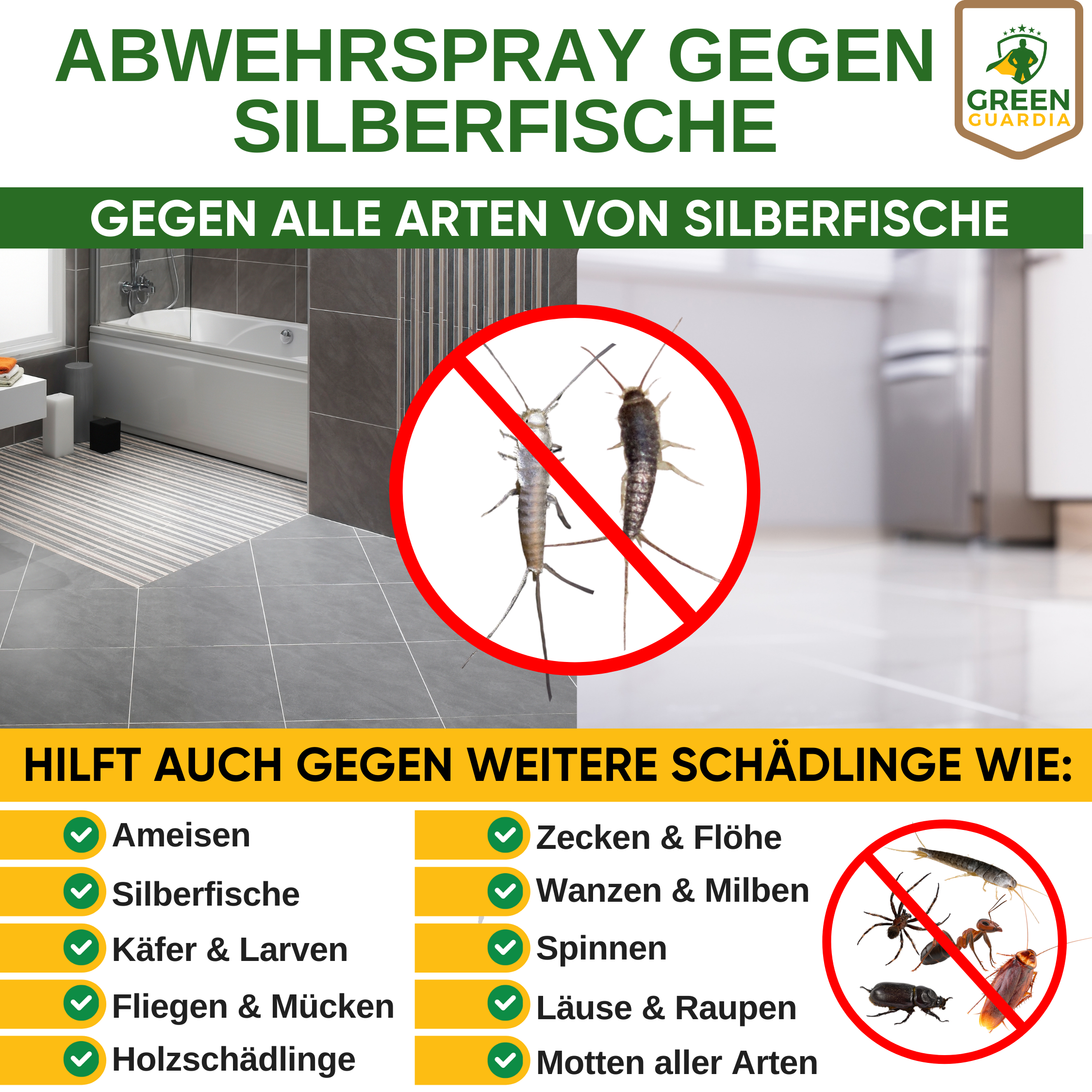 Silberfisch Abwehrspray Power-Konzentrat