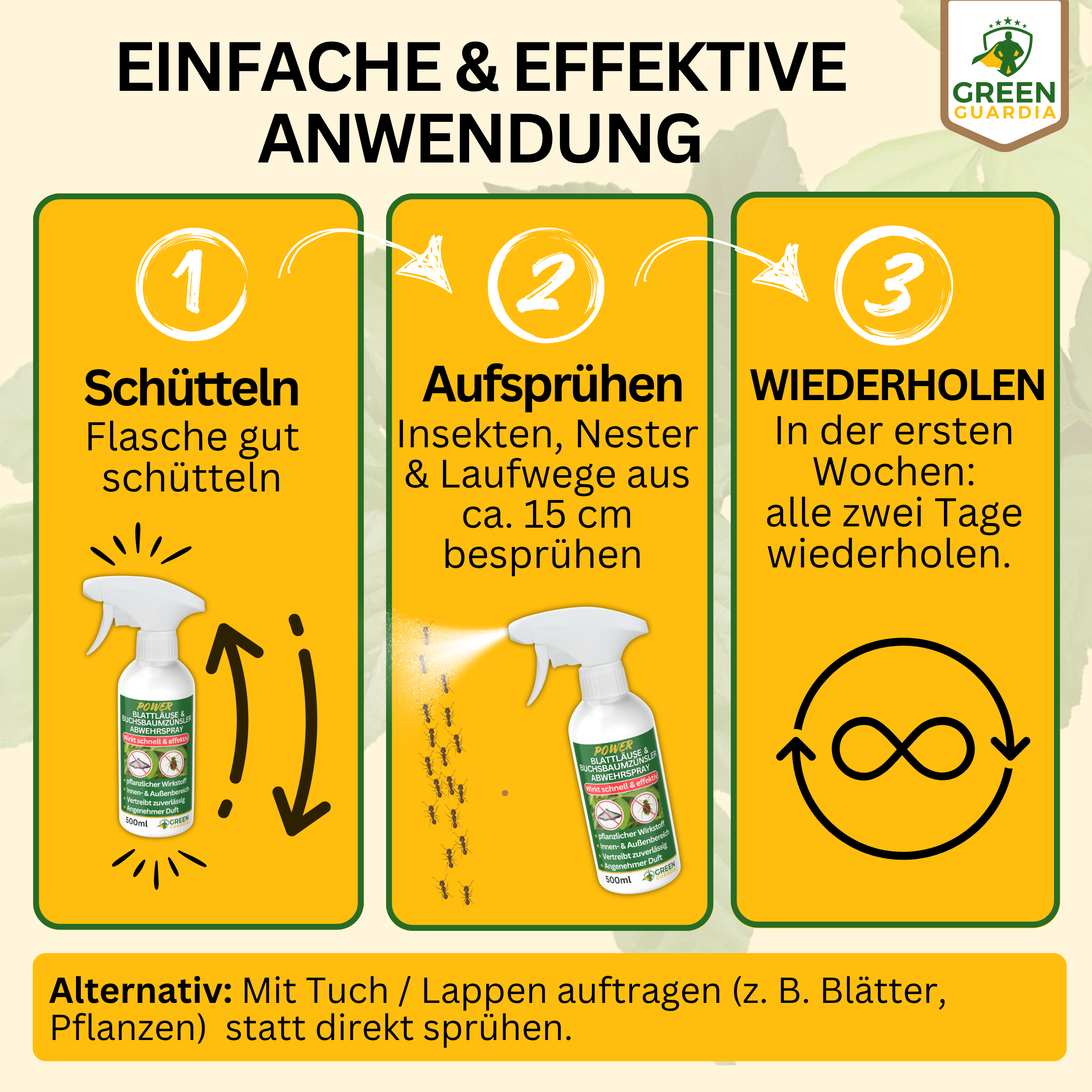 Aphid repellent spray power concentrate 