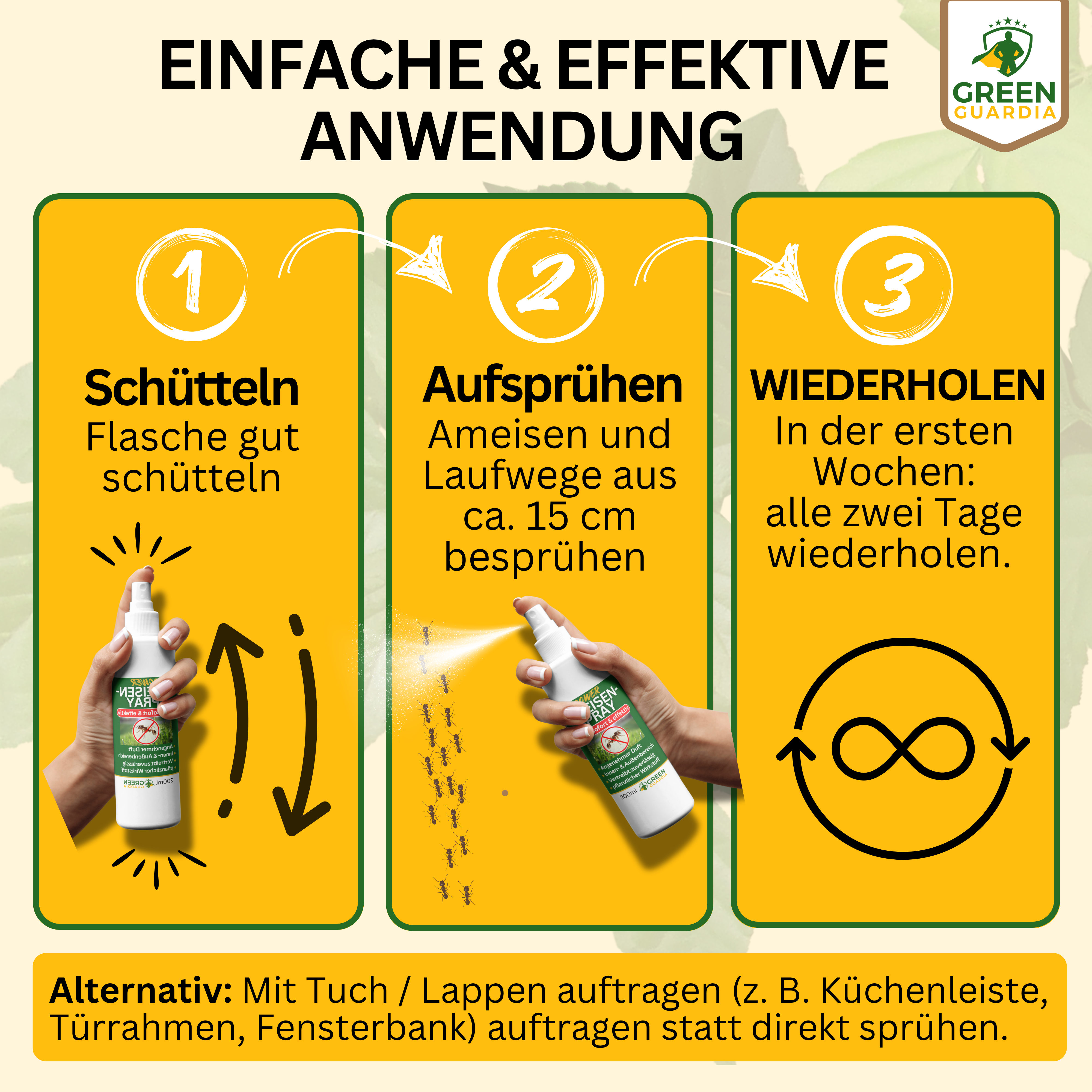Ameisen Abwehrspray Power-Konzentrat