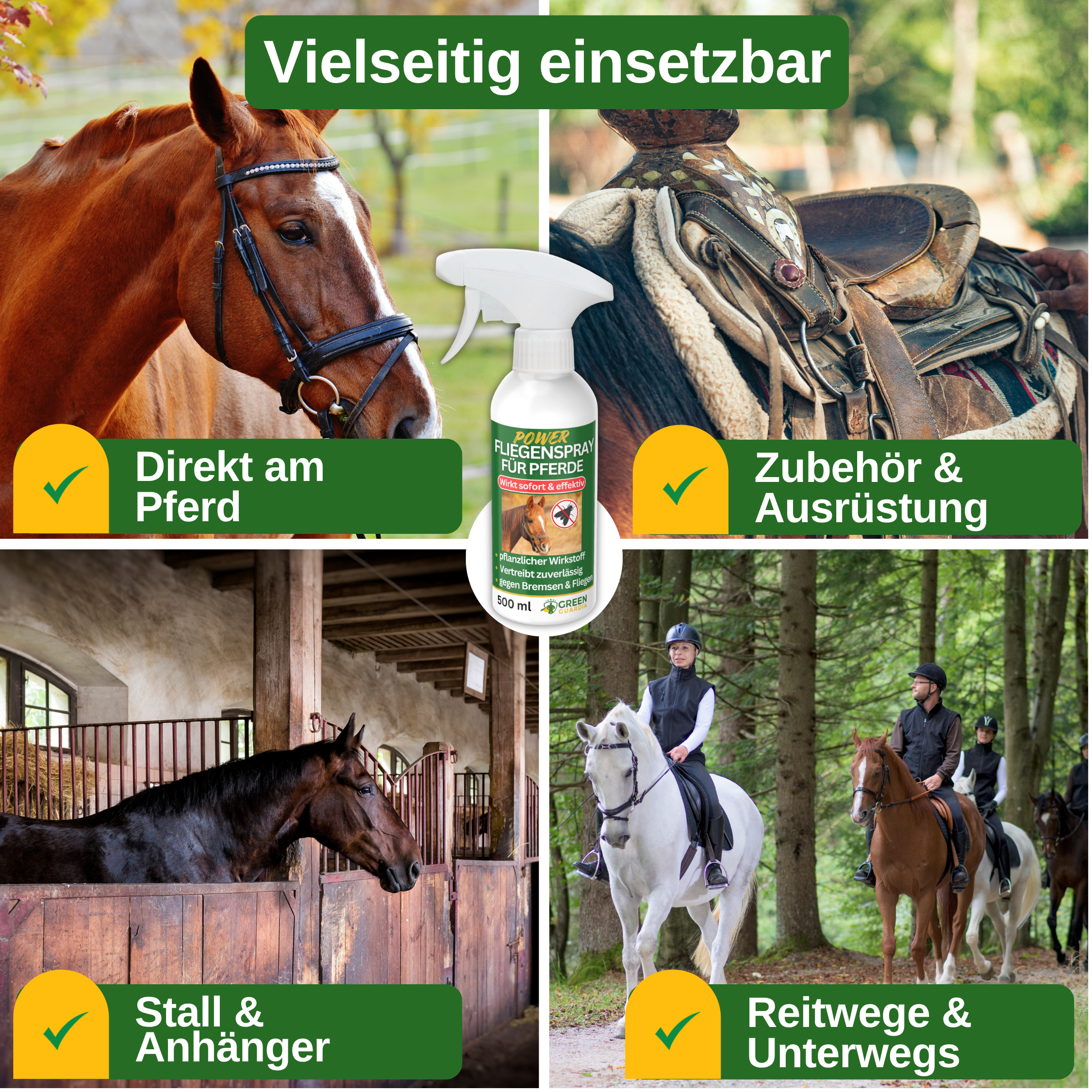 Horsefly/Fly Repellent Spray Power Concentrate for Horses 