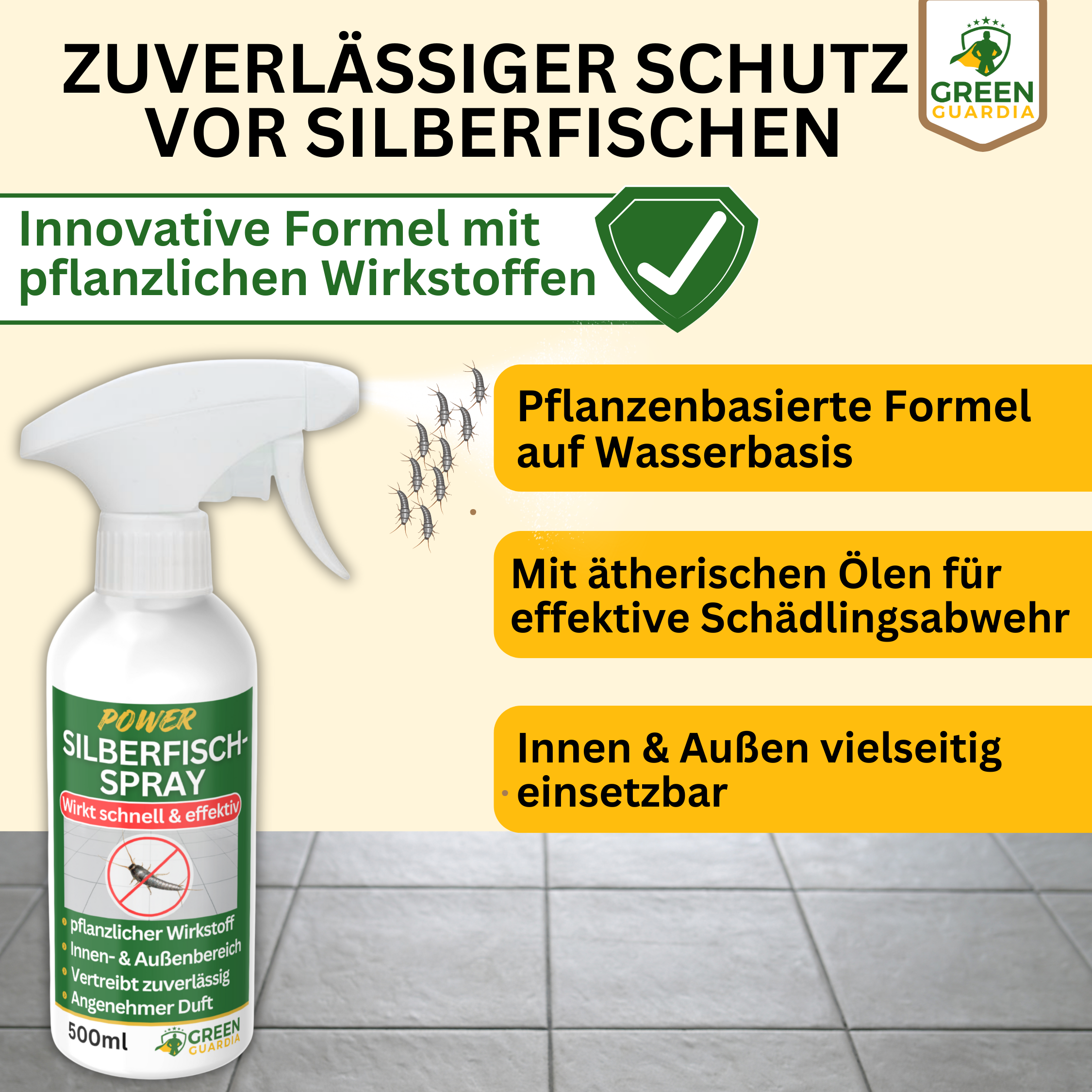 Silverfish repellent spray power concentrate 