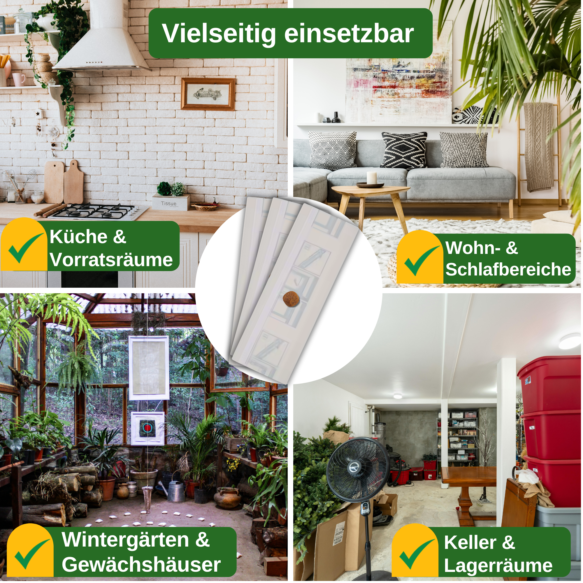 Mücken Fenster-Falle mit Spezial-Lockstoff
