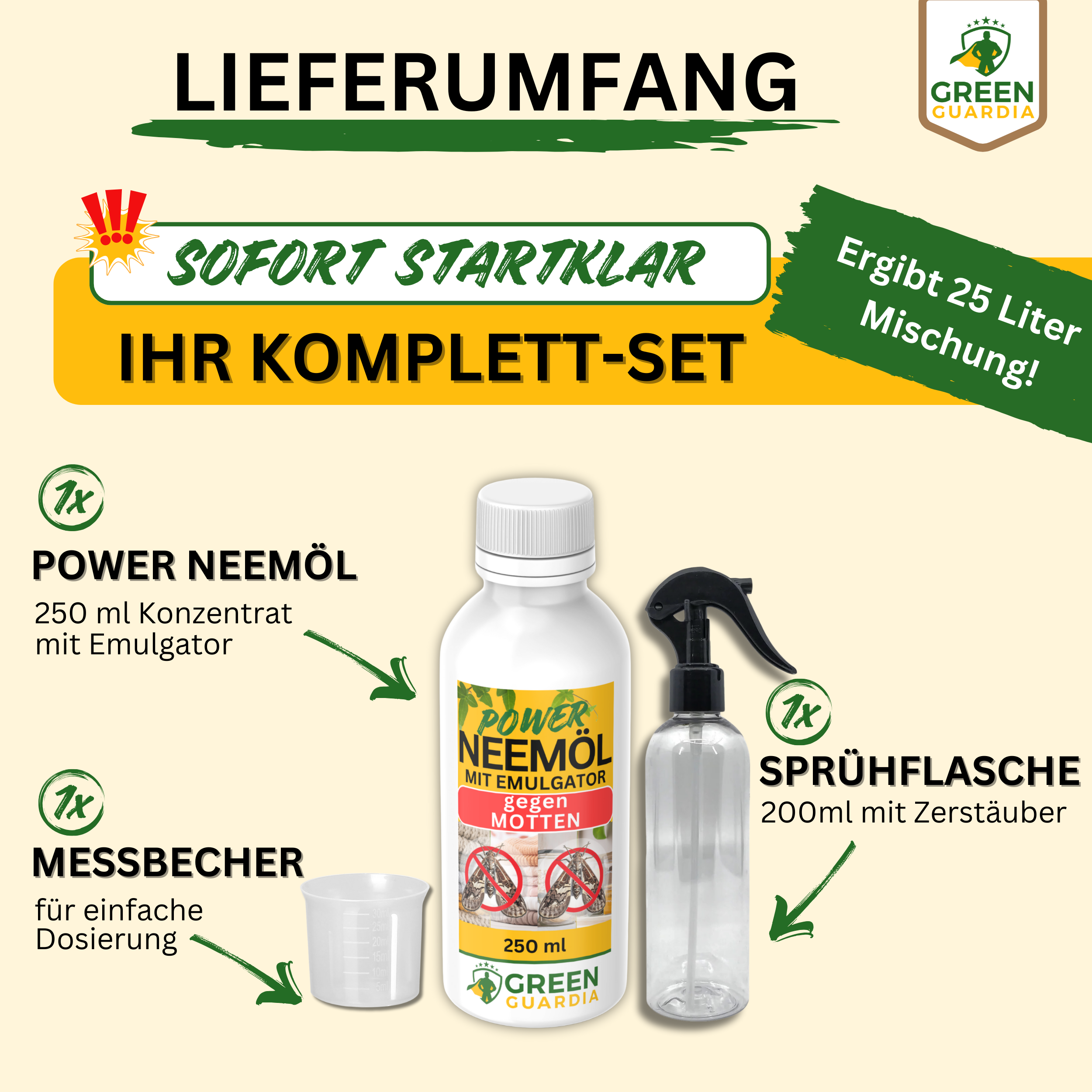 Power Neem oil against food and clothes moths 