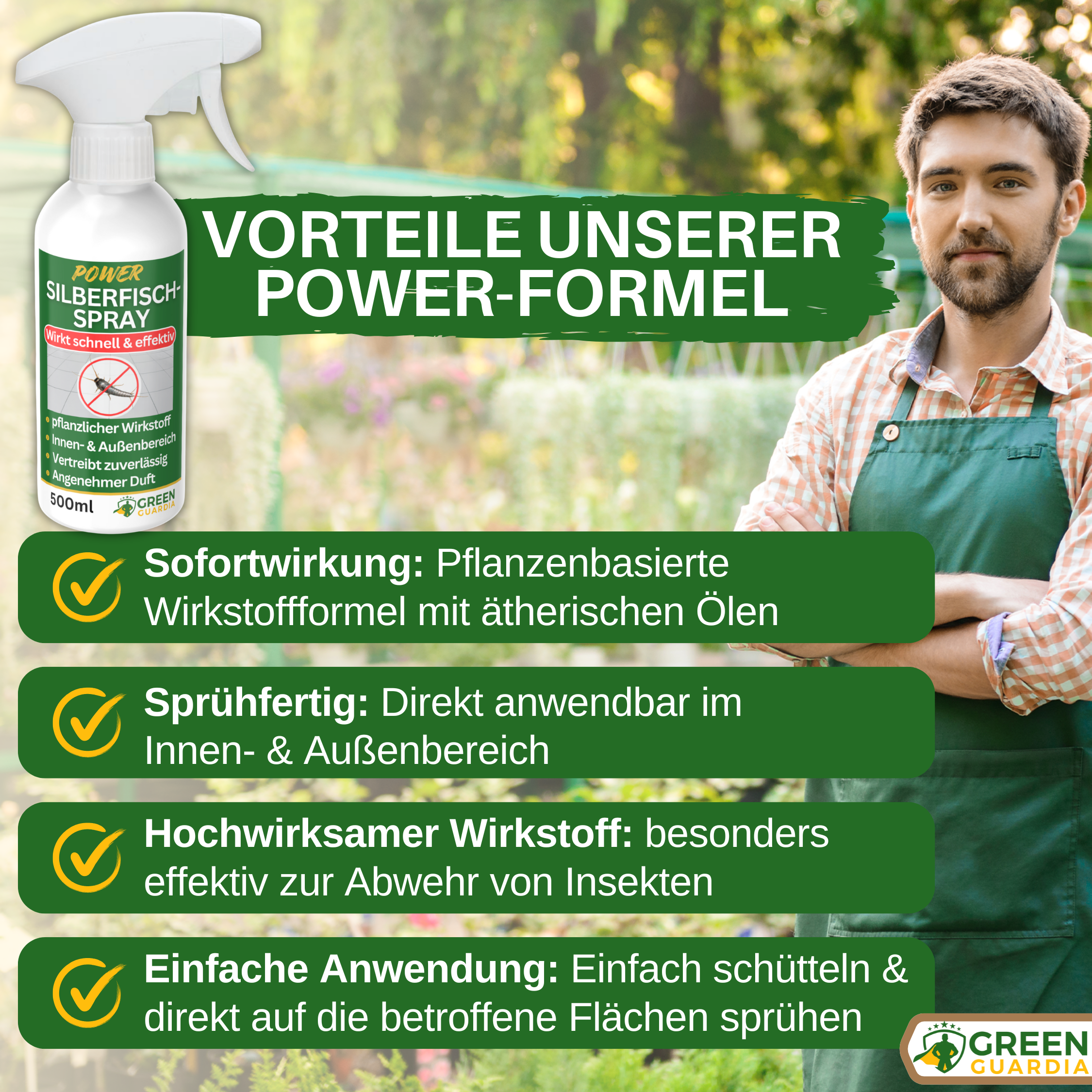 Silverfish repellent spray power concentrate 