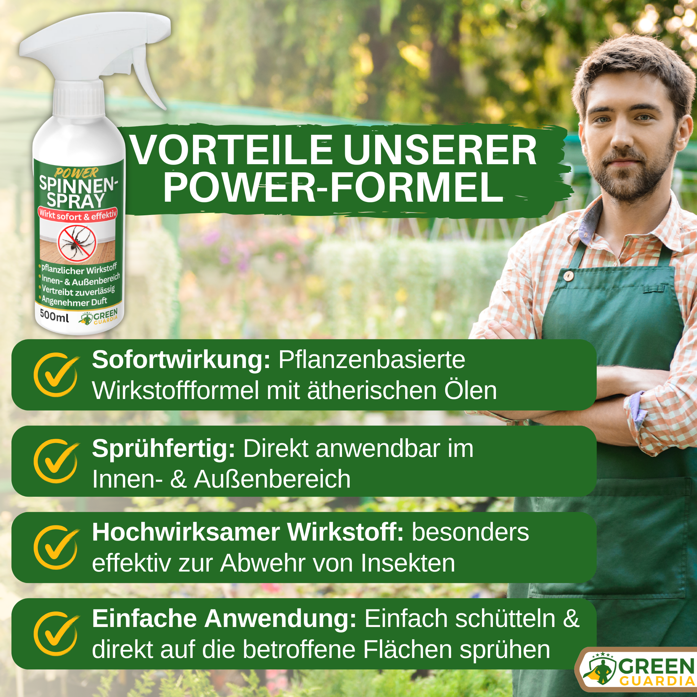 Spinnen Abwehrspray Power-Konzentrat