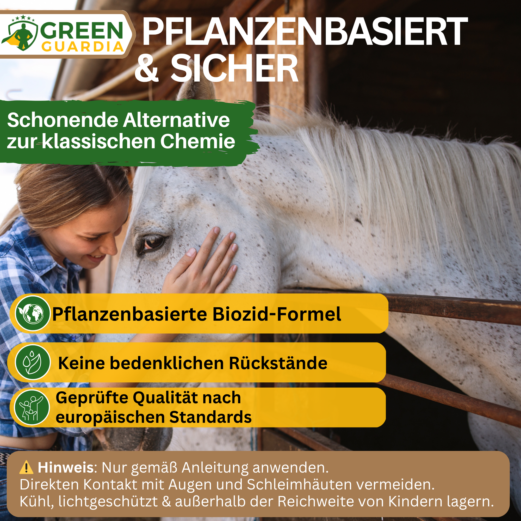 Insect repellent spray power concentrate for horses 