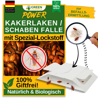 Cockroach trap with special attractant 