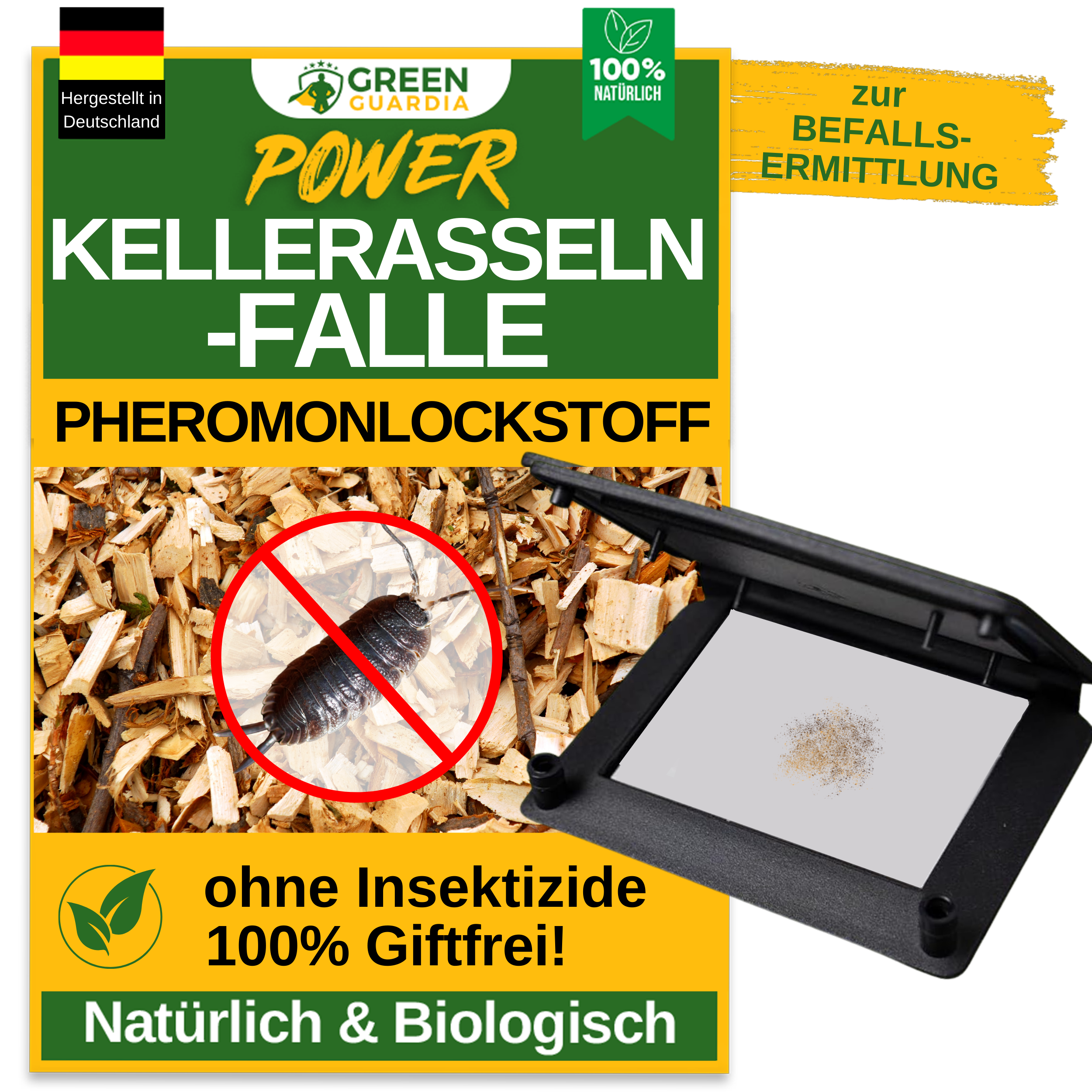 Kellerasseln Falle mit Pheromon-Lockstoff
