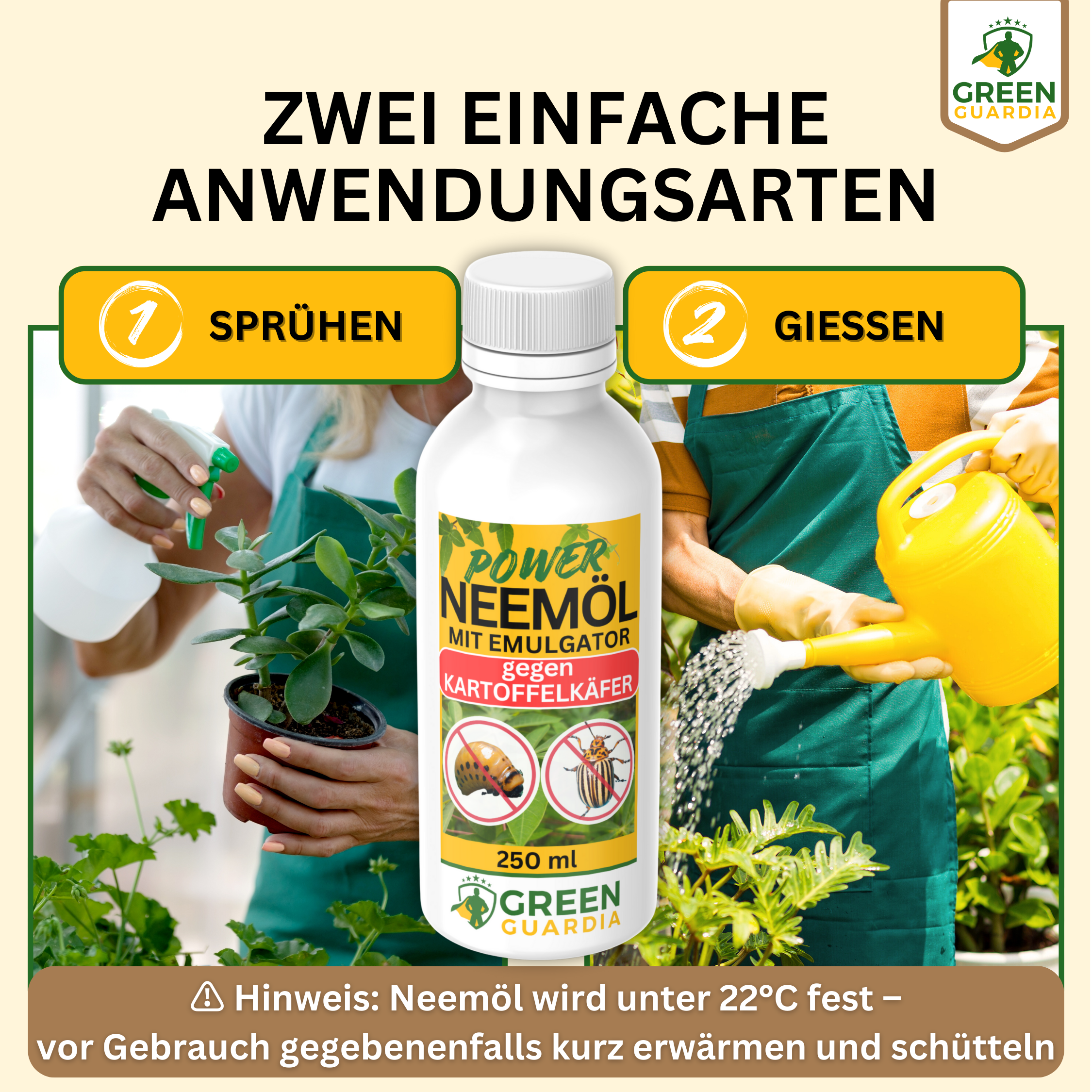 Power Neem oil against Colorado potato beetles 