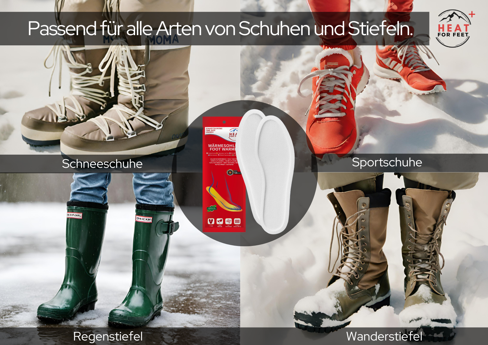 Θερμότητα για τα πόδια, 10 ζευγάρια θερμαινόμενοι πάτοι, έως και 12 ώρες ζεστασιάς, ένα μέγεθος κατάλληλο για όλους (36-46), λεπτό & εύκαμπτο, θερμαντικά πέλματα, πάτοι άμεσης θέρμανσης, θερμαντικά παπουτσιών