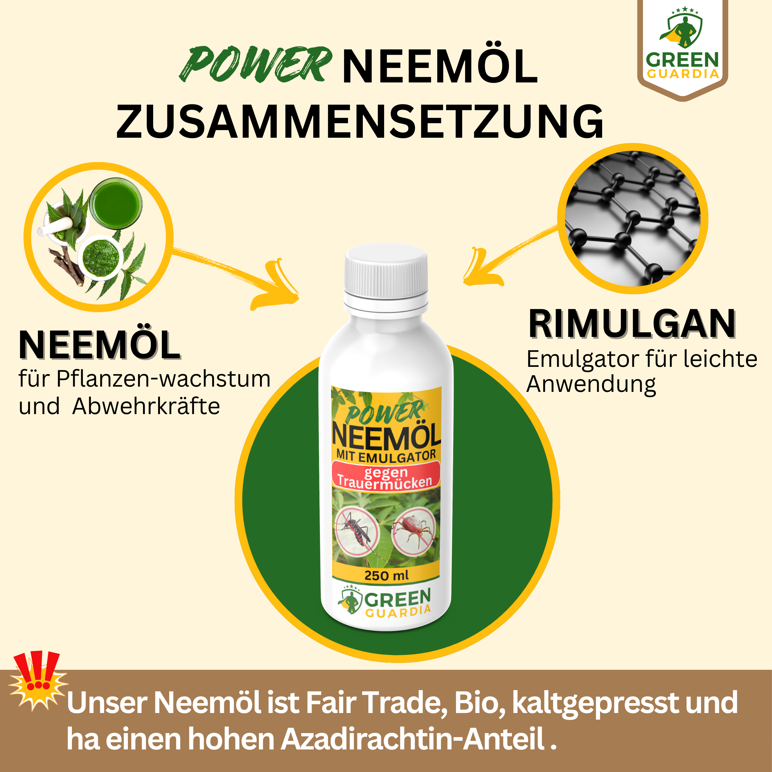 Power Neem oil against fungus gnats 