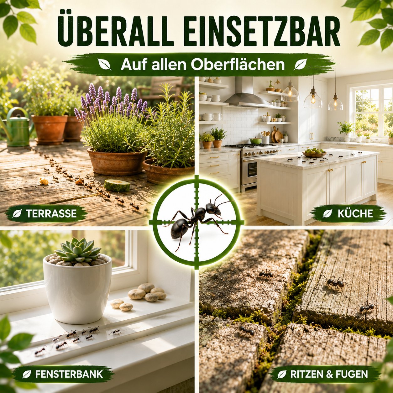 Ameisen Abwehrspray Power-Konzentrat - 500ml - Green Guardia - Ihr Experte für Schädlinge und Pflanzen
