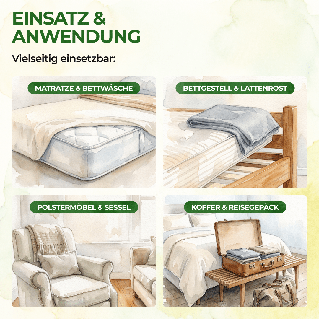 Bettwanzen-Abwehrspray Power-Konzentrat - 500ml - Green Guardia - Ihr Experte für Schädlinge und Pflanzen