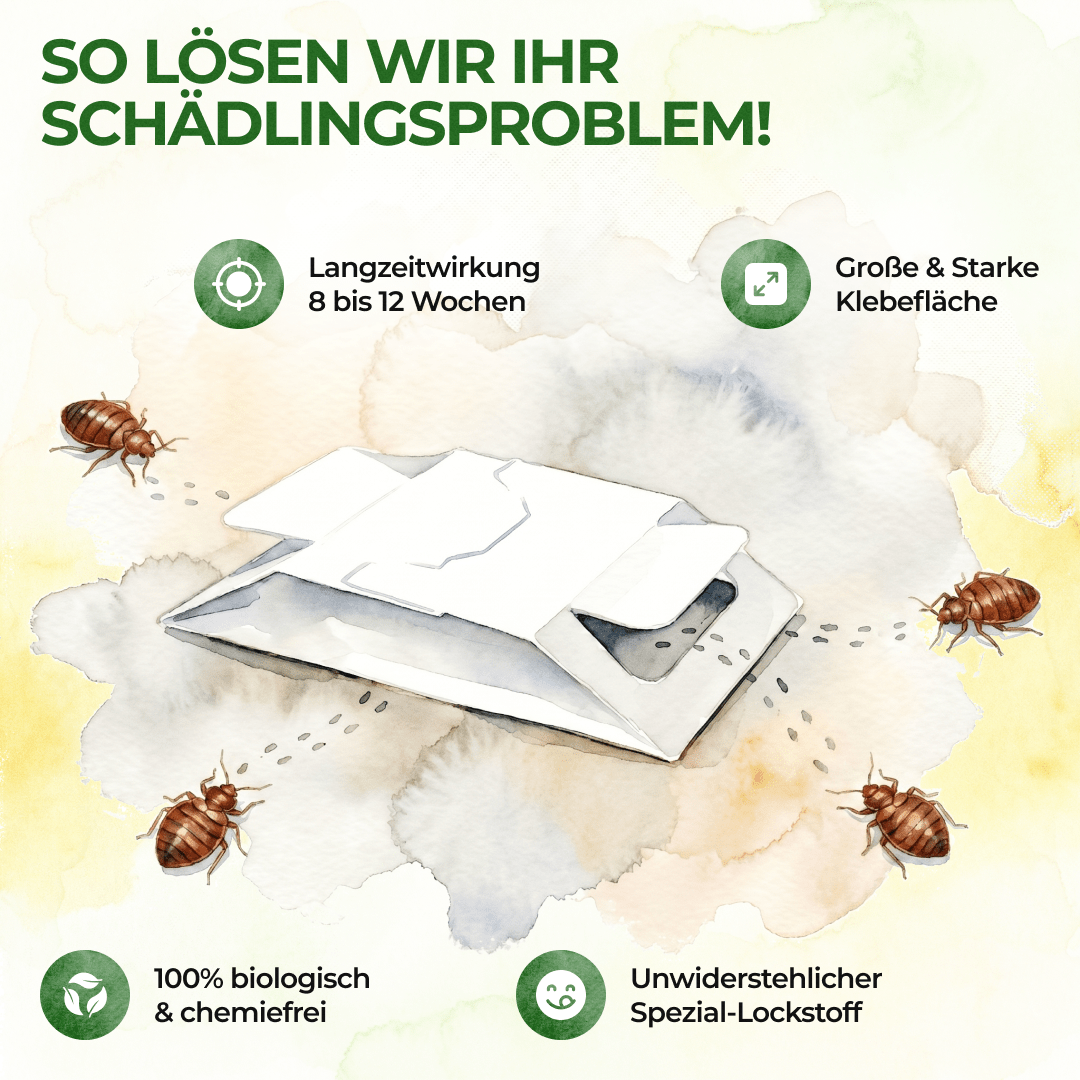 Bettwanzen Falle - Green Guardia - Ihr Experte für Schädlinge und Pflanzen