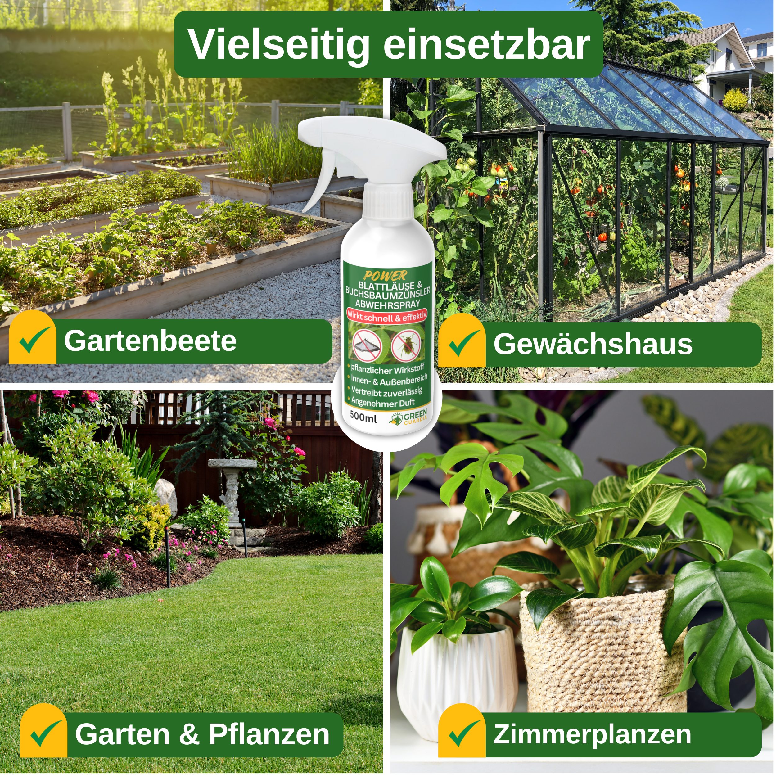 Blattläuse Abwehrspray Power - Konzentrat - Green Guardia - Ihr Experte für Schädlinge und Pflanzen