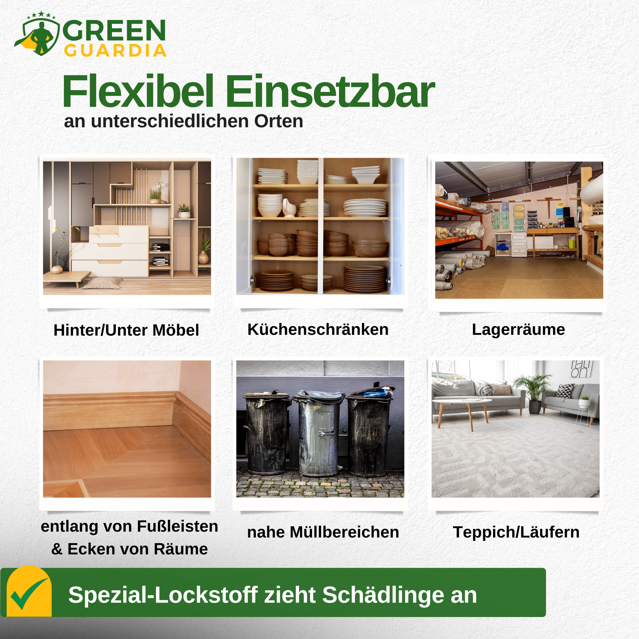 Brotkäfer Falle mit Spezial - Lockstoff - Green Guardia - Ihr Experte für Schädlinge und Pflanzen