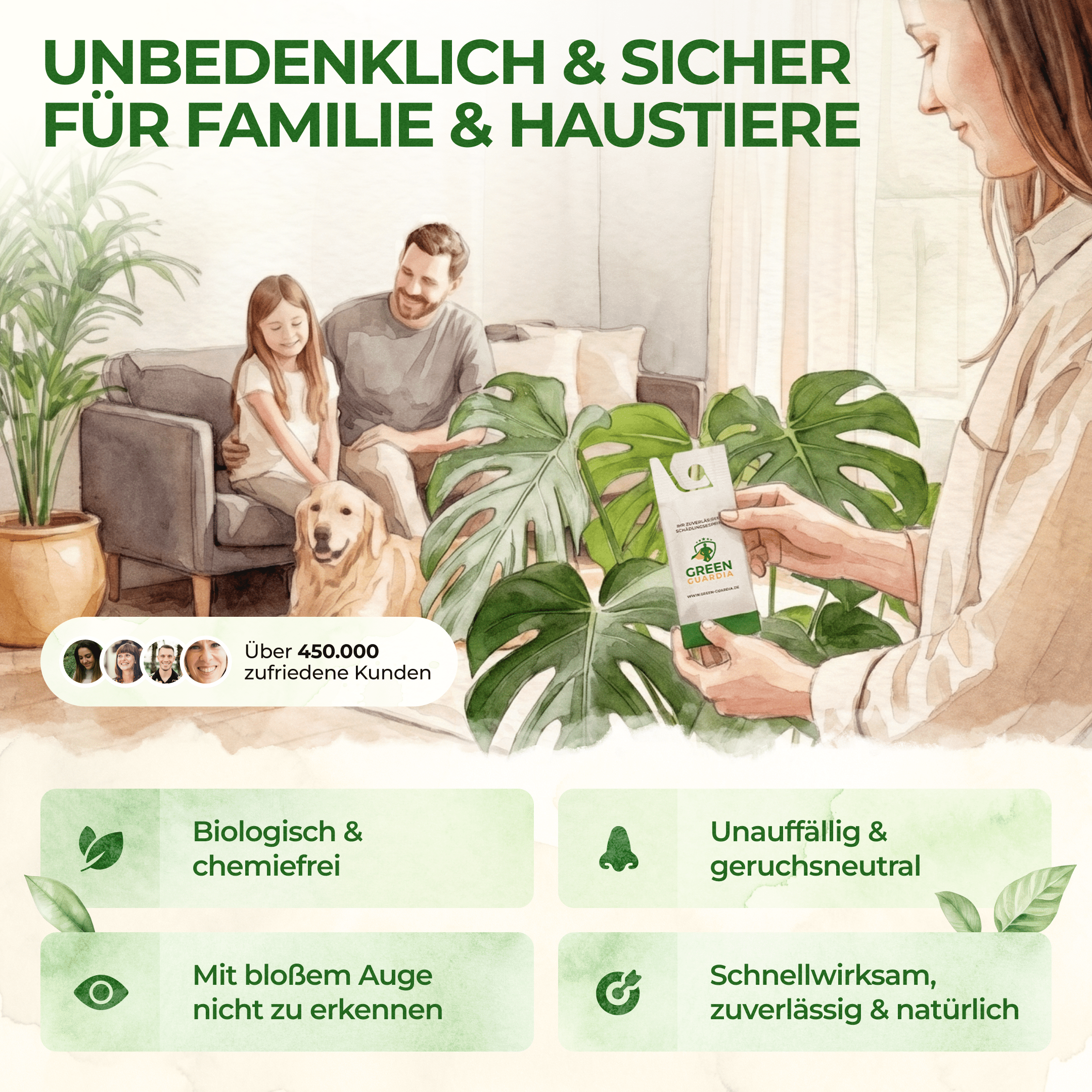 Florfliegenlarven - Eier gegen Blattläuse, Wollläuse - Green Guardia - Ihr Experte für Schädlinge und Pflanzen