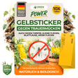 Gelbsticker (10x Stück inkl. Bambusstäbchen)