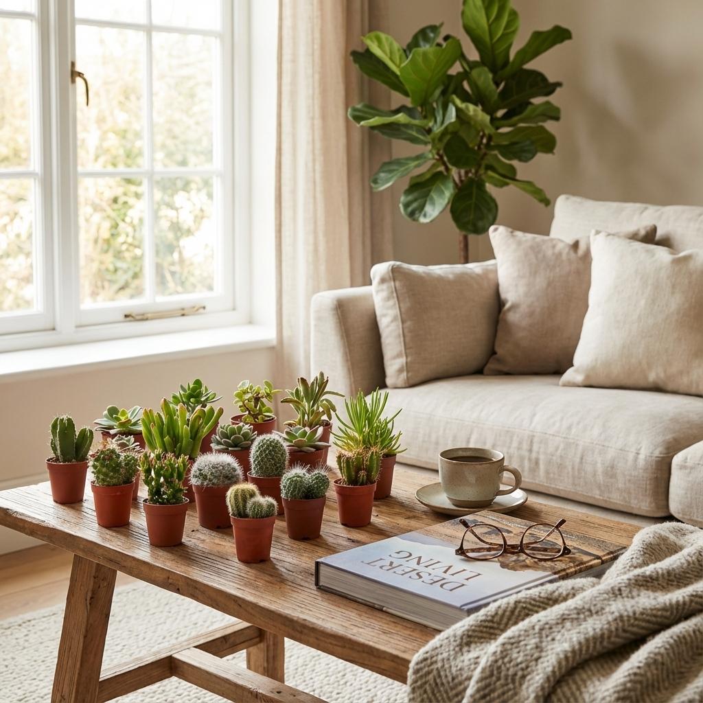 Mini Kakteen & Sukkulenten Mix – 5,5 cm Topf, 5–10 cm hoch - Green Guardia - Ihr Experte für Schädlinge und Pflanzen