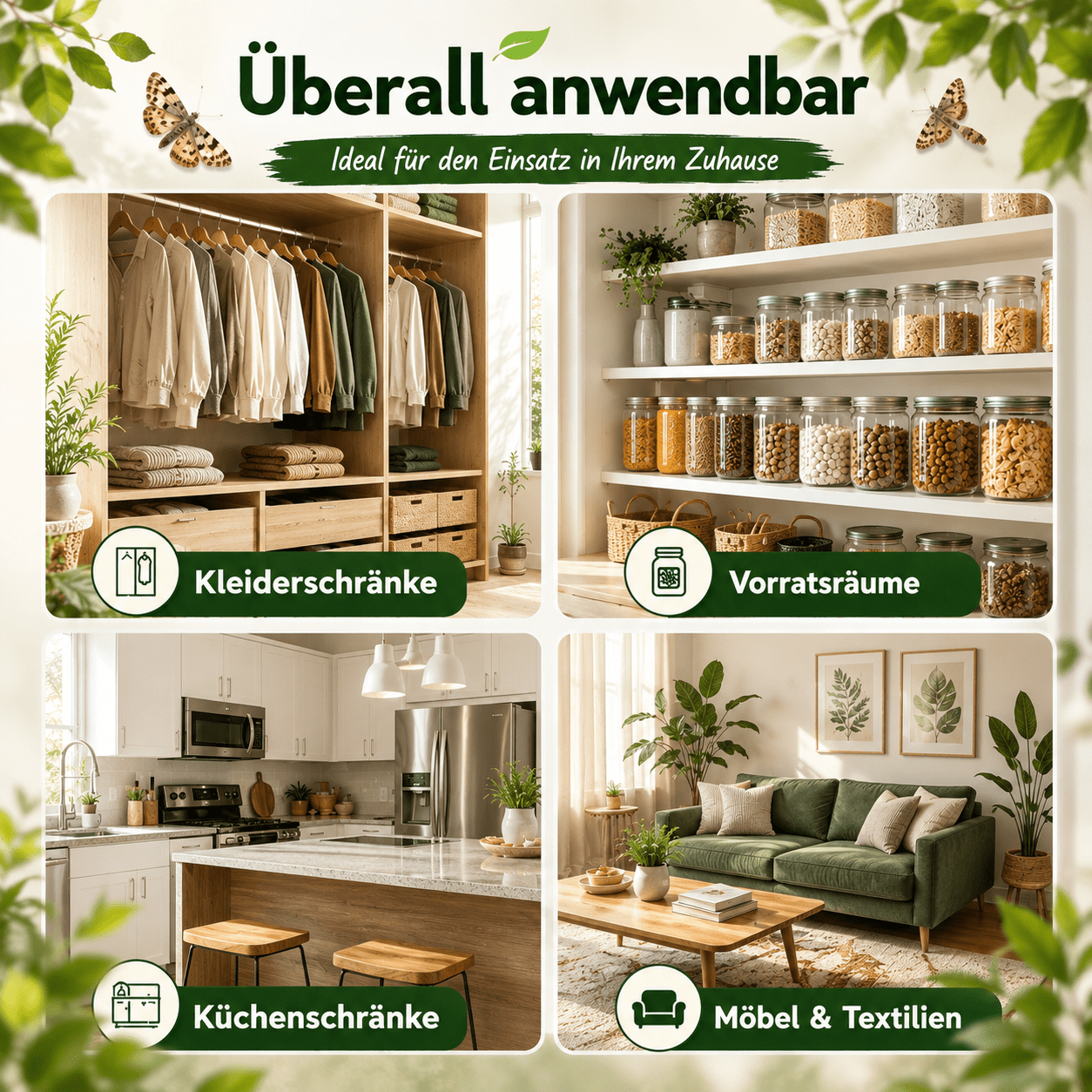 Motten-Abwehrspray Power-Konzentrat - 500ml - Green Guardia - Ihr Experte für Schädlinge und Pflanzen