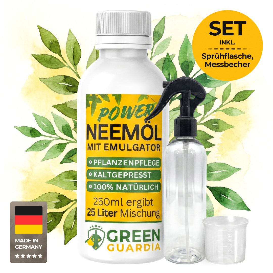 Olio di Neem potente con emulsionante per piante da appartamento e da giardino