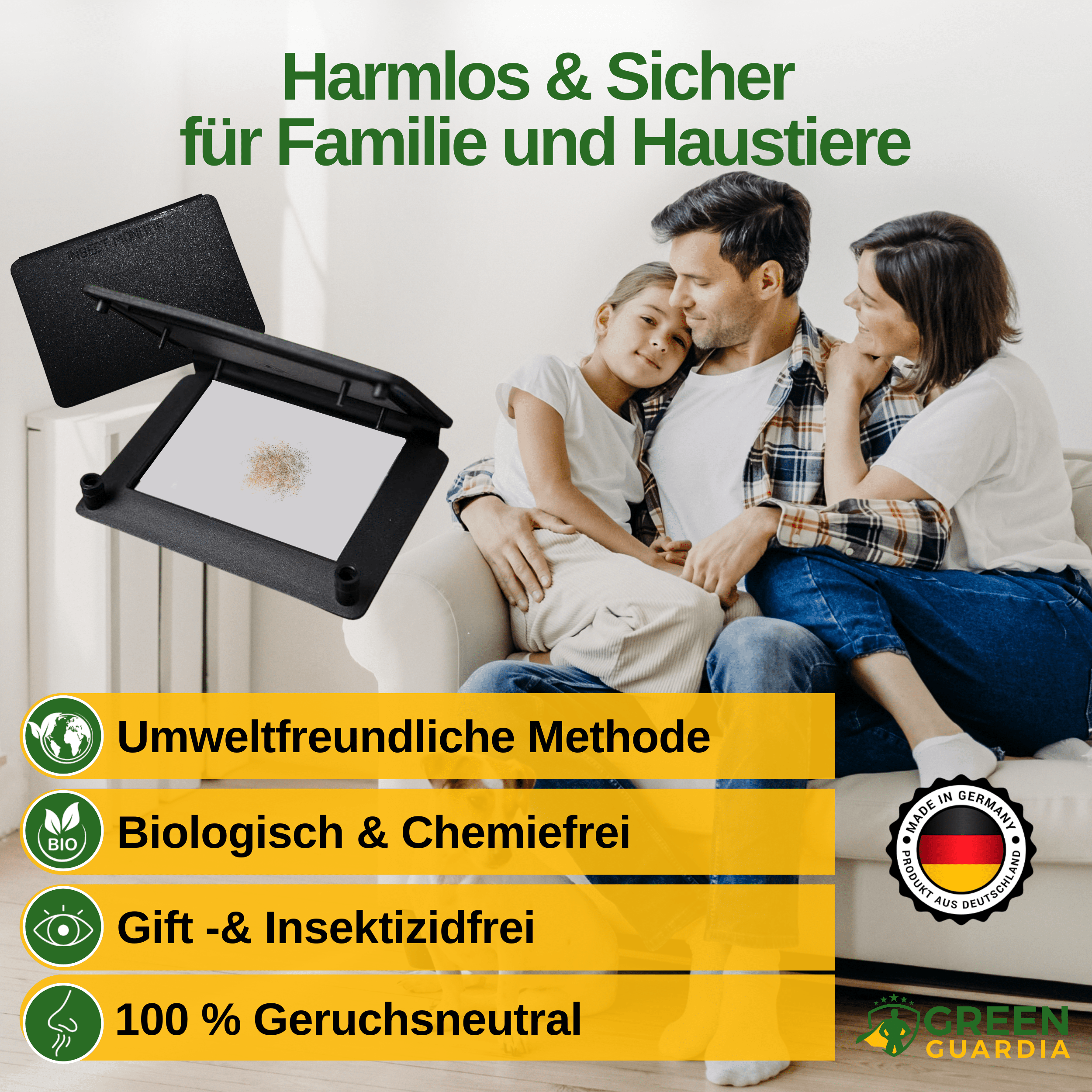 Papierfisch Falle mit Pheromon - Lockstoff - Green Guardia - Ihr Experte für Schädlinge und Pflanzen