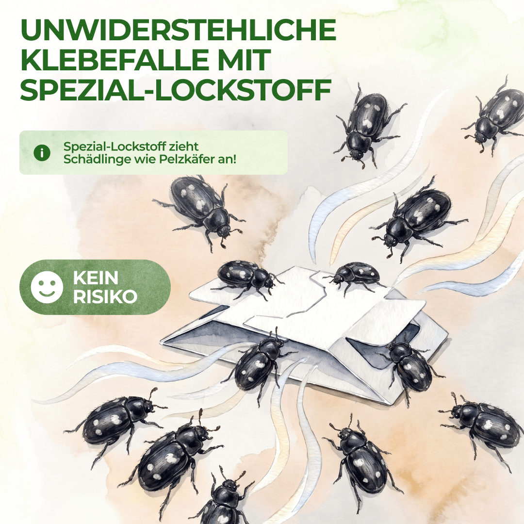 Pelzkäfer Falle - Green Guardia - Ihr Experte für Schädlinge und Pflanzen