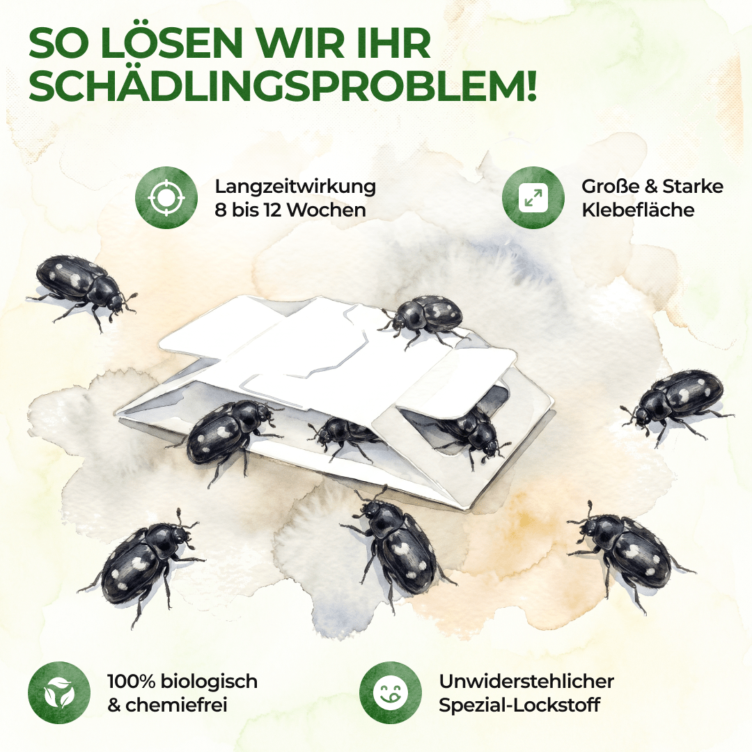 Pelzkäfer Falle - Green Guardia - Ihr Experte für Schädlinge und Pflanzen