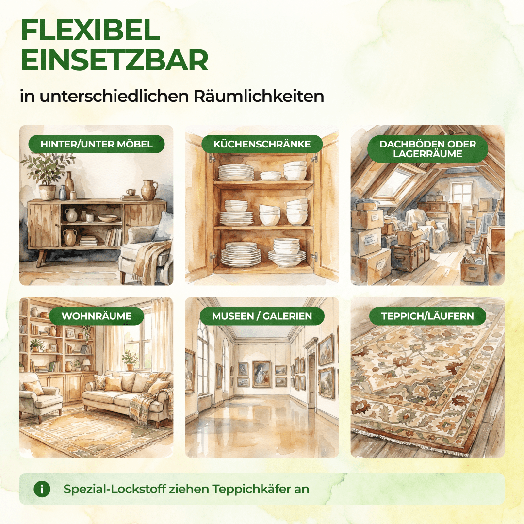 Teppichkäfer Falle - Green Guardia - Ihr Experte für Schädlinge und Pflanzen