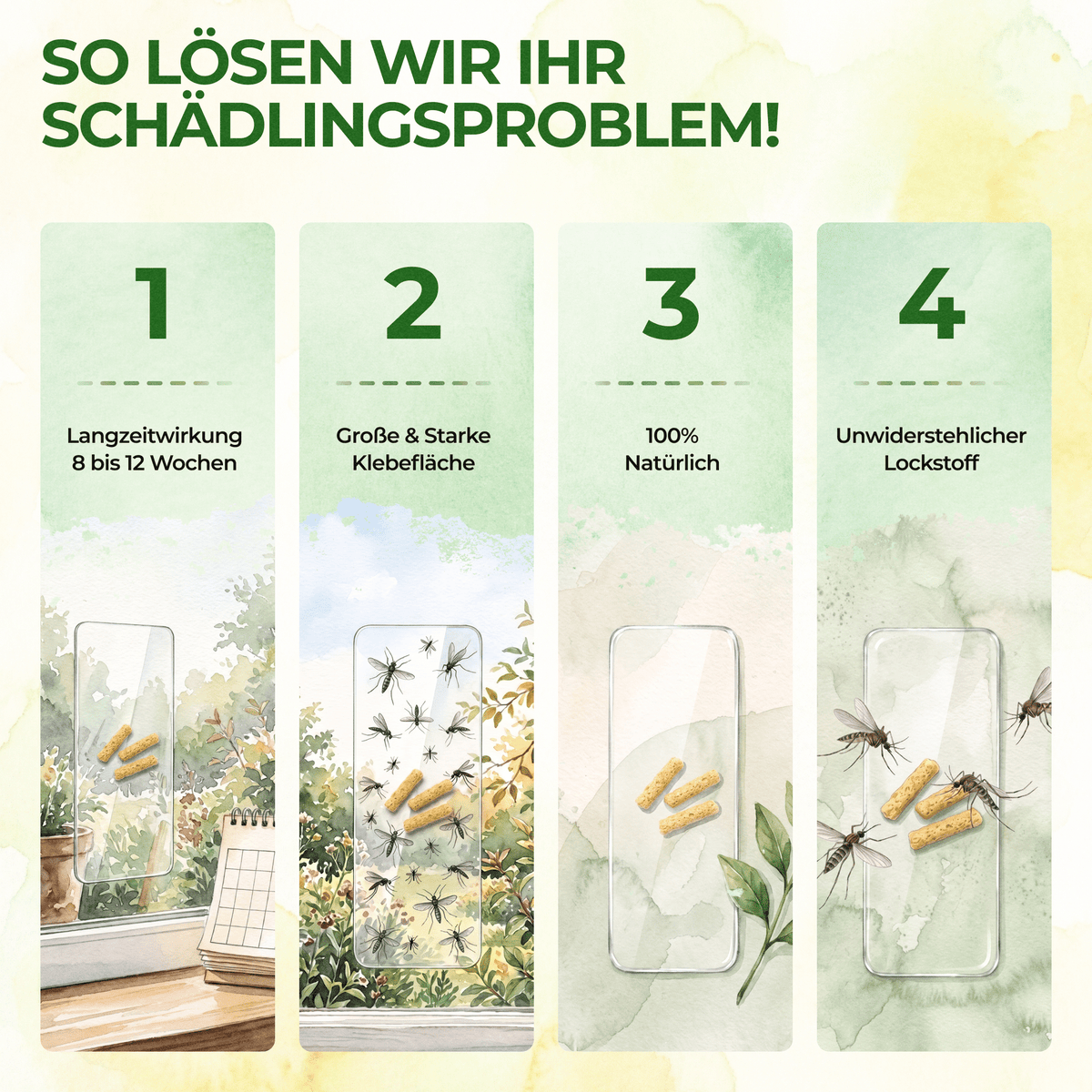 Trauermücken Fenster-Falle - Green Guardia - Ihr Experte für Schädlinge und Pflanzen